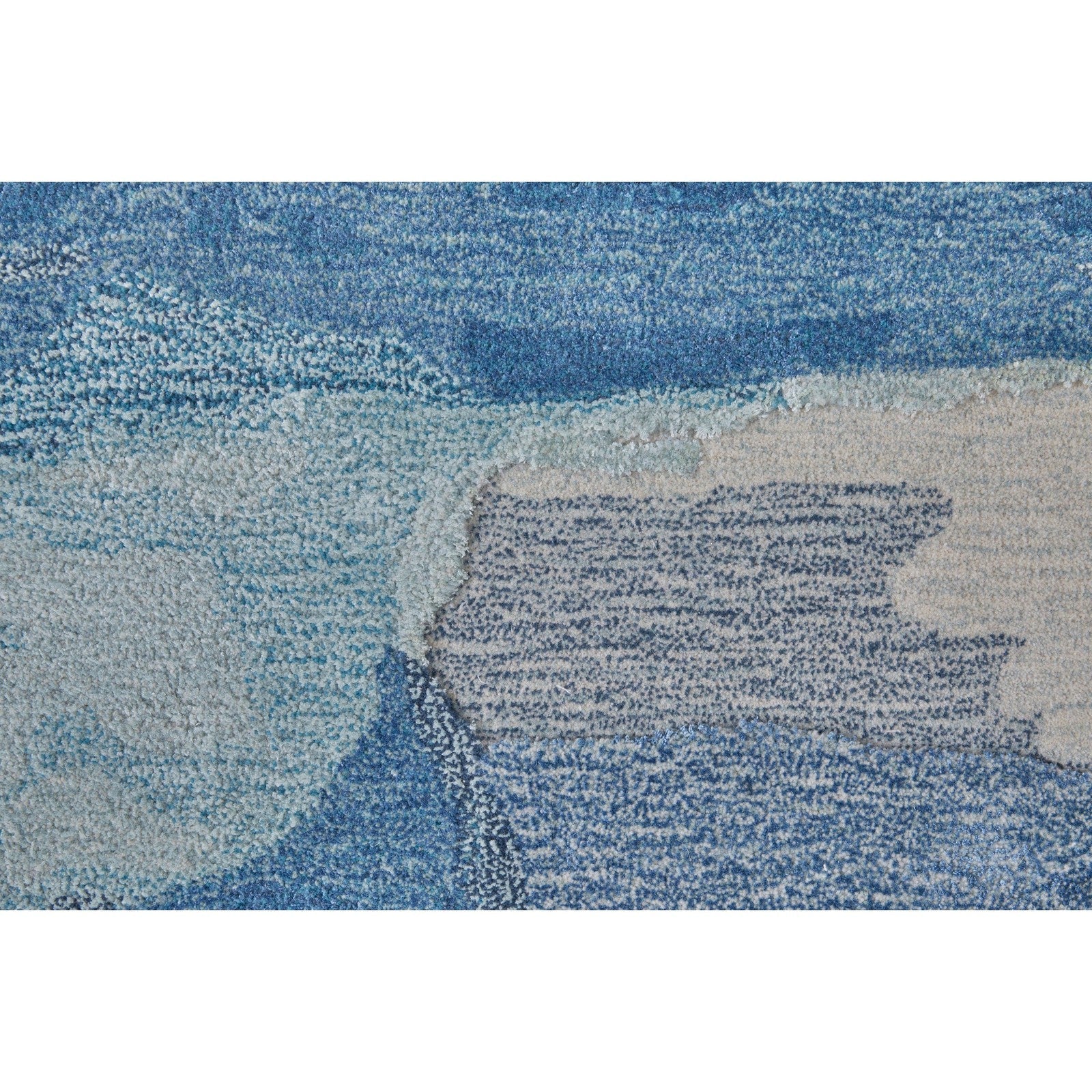 Feizy Anya 8921F Transitional Abstract Rug in Blue/Ivory - Image 6