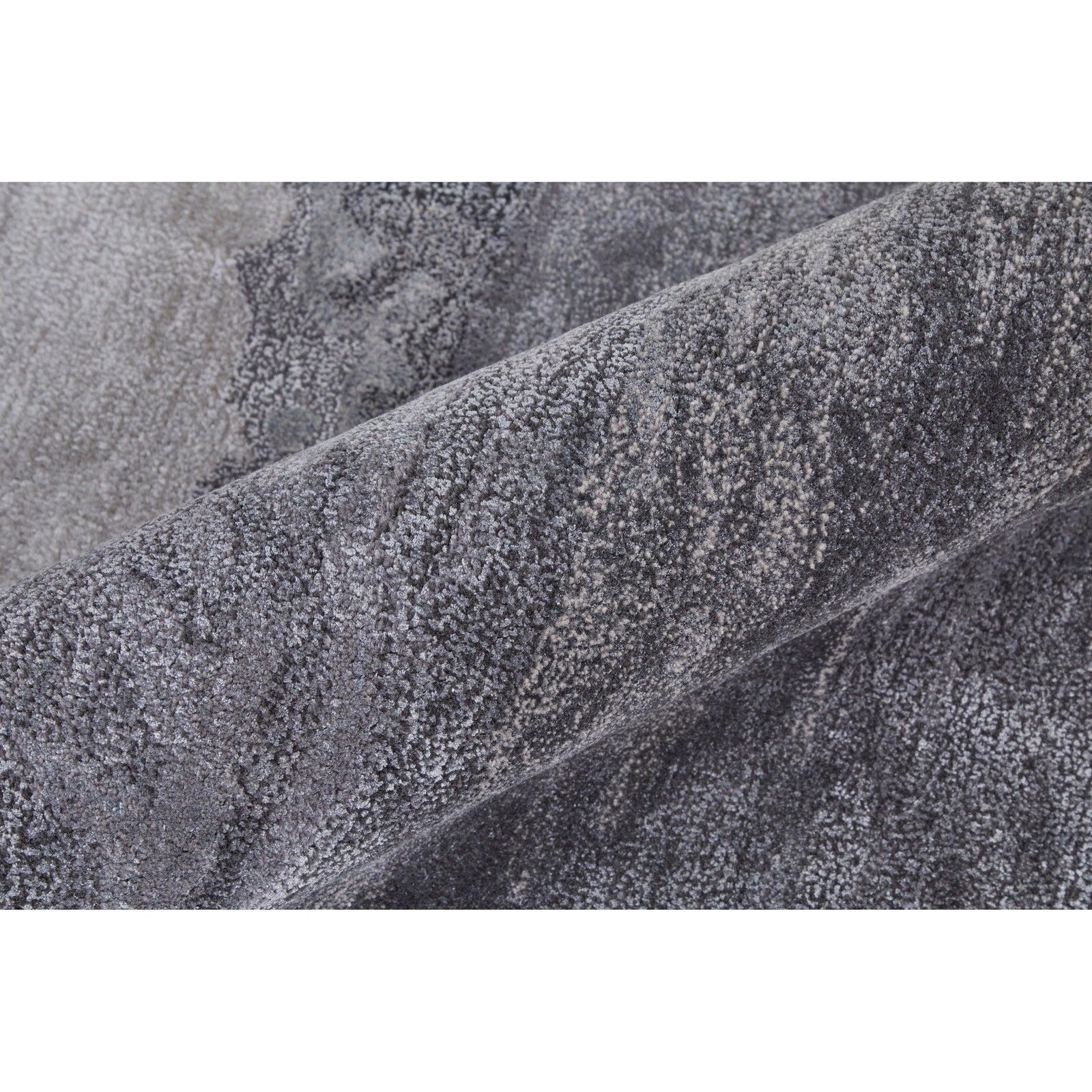 Feizy Anya 8921F Transitional Abstract Rug in Gray/Blue/Ivory - Image 5