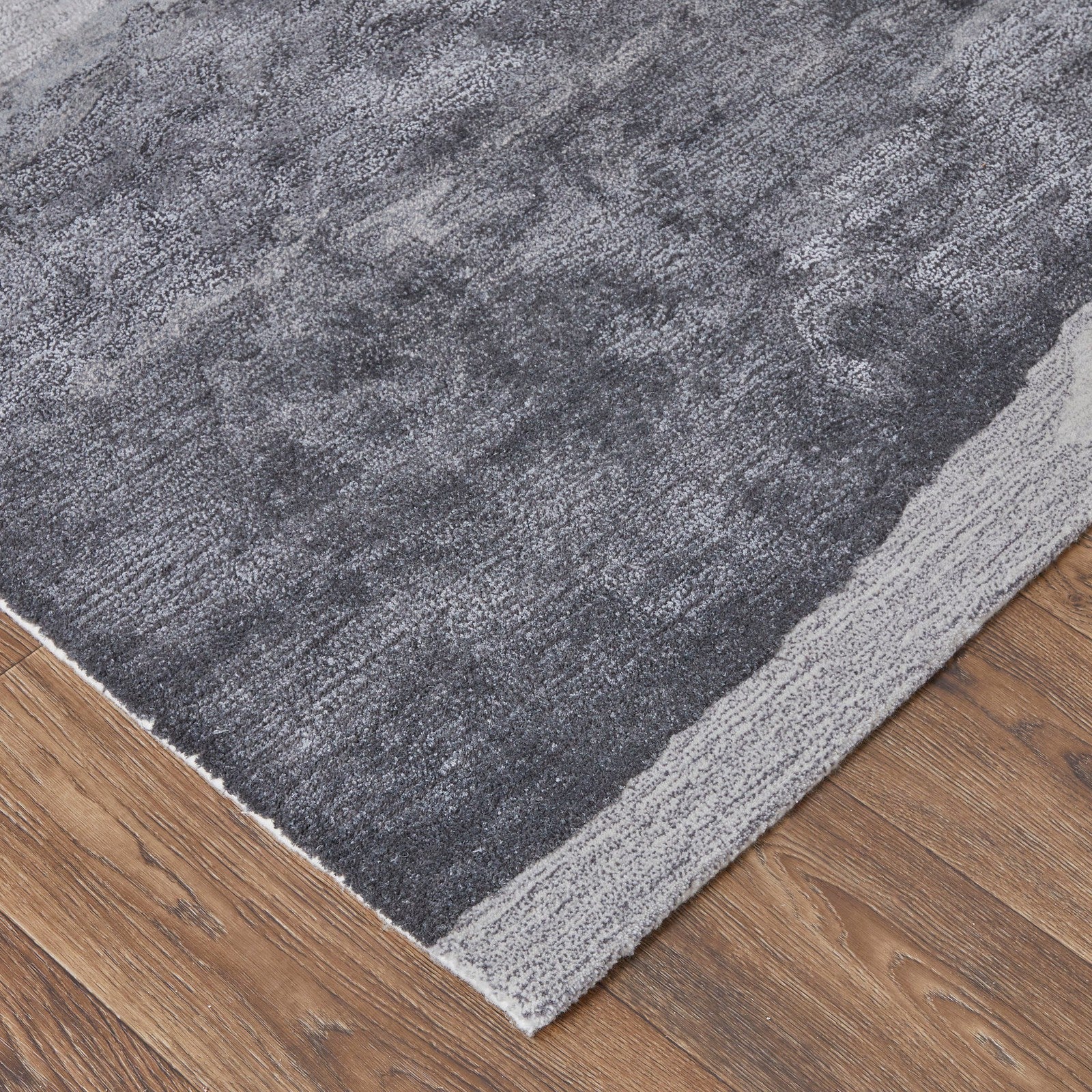 Feizy Anya 8921F Transitional Abstract Rug in Gray/Blue/Ivory - Image 7