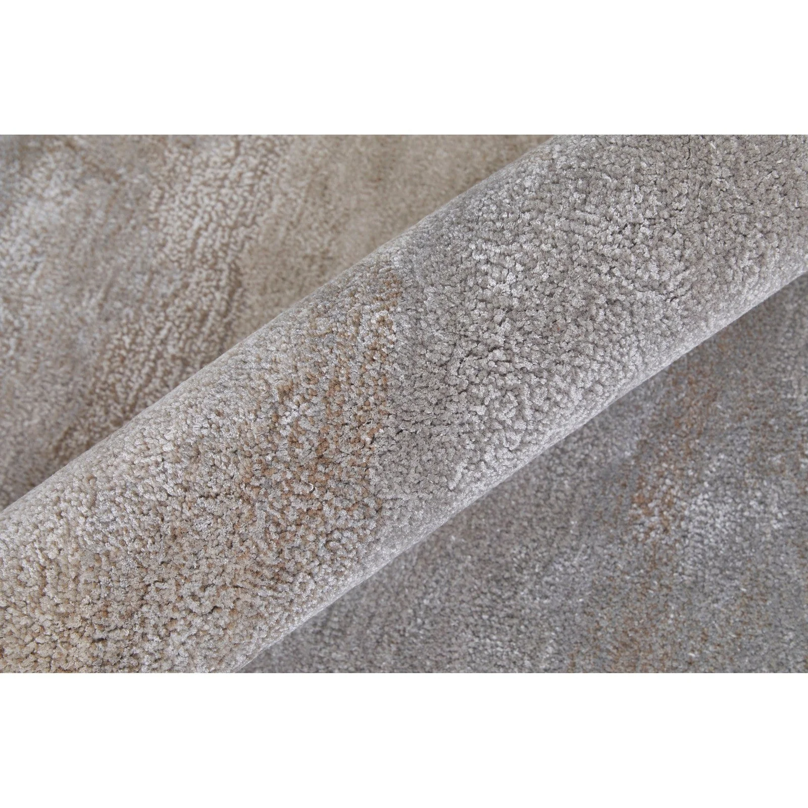 Feizy Anya 8921F Transitional Abstract Rug in Ivory/Gray - Image 5