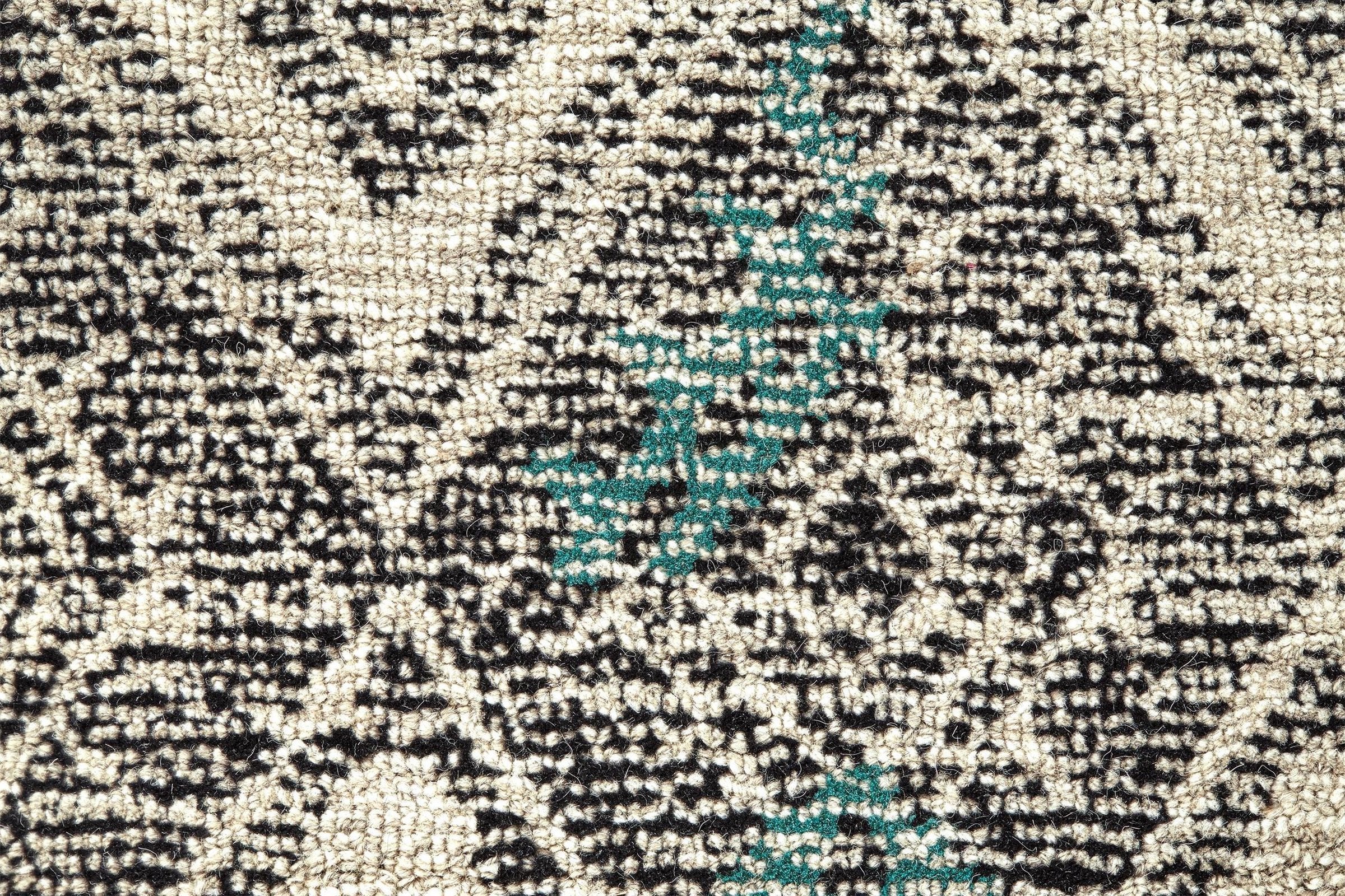 Feizy Arazad 8479F Rug in Black/Tangerine - Image 4