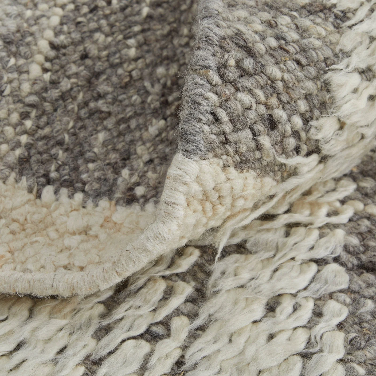 Feizy Ashby 8906F Transitional Stripes Rug in Ivory/Gray - Image 4