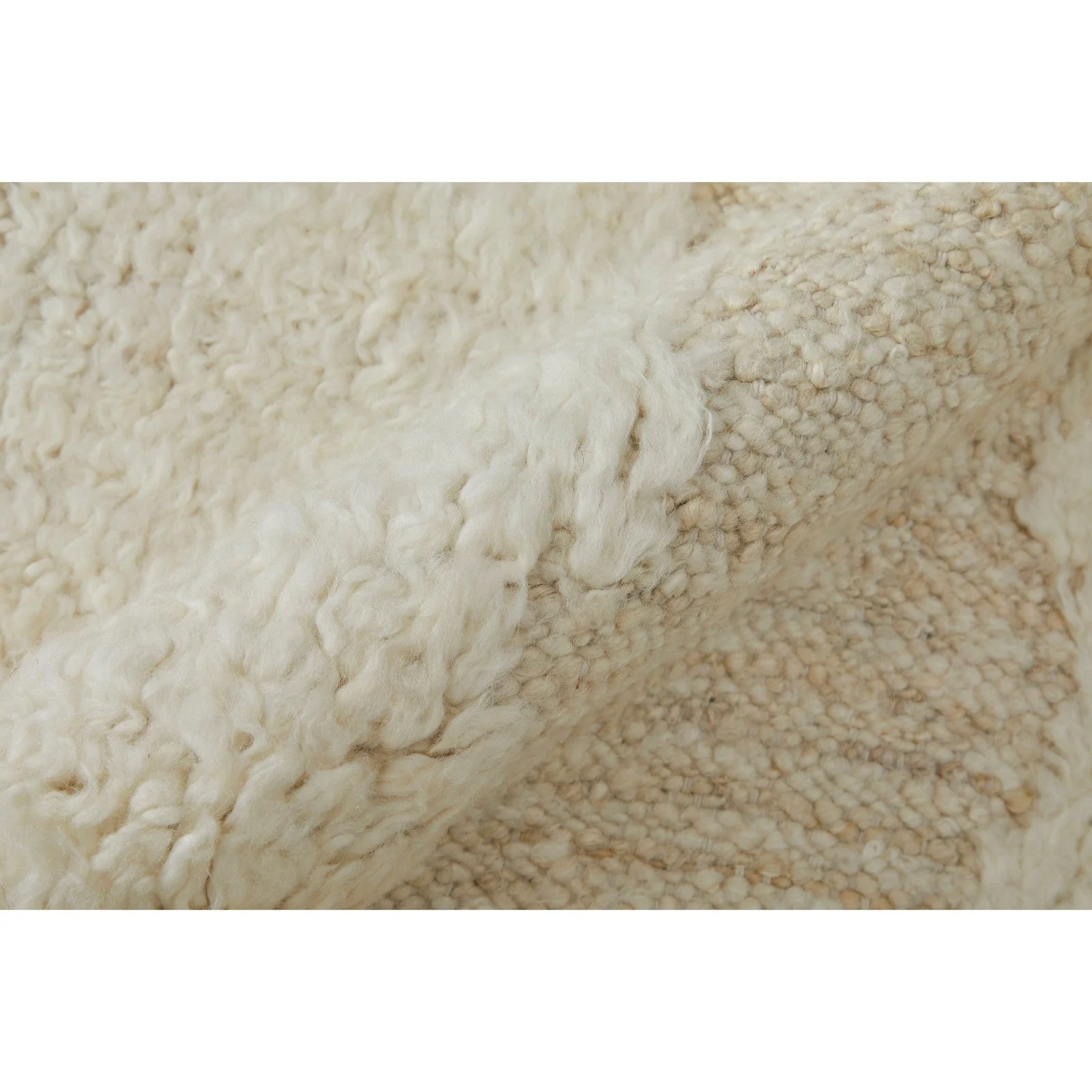 Feizy Ashby 8907F Transitional Geometric Rug in Ivory - Image 3