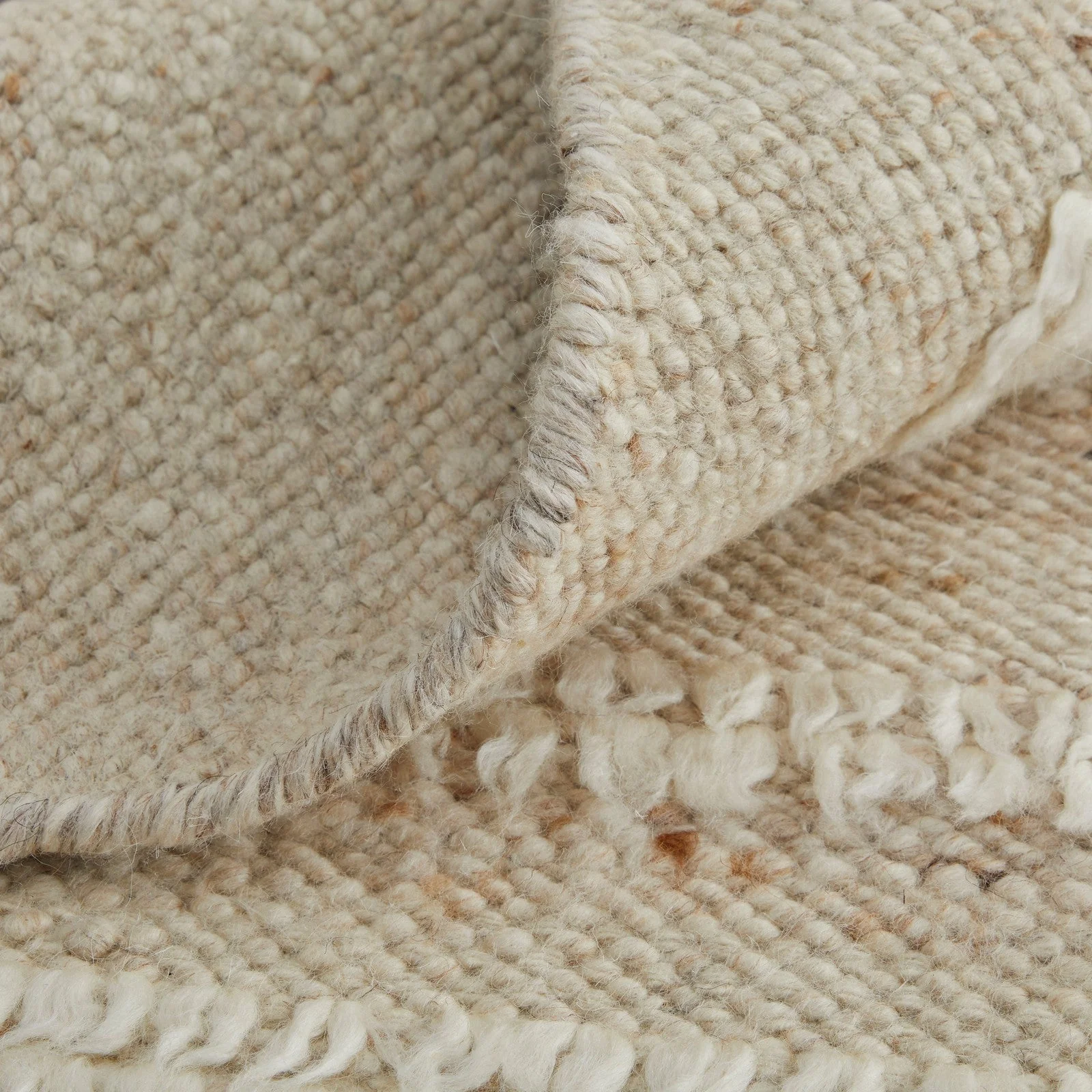Feizy Ashby 8910F Transitional Stripes Rug in White/Tan - Image 4