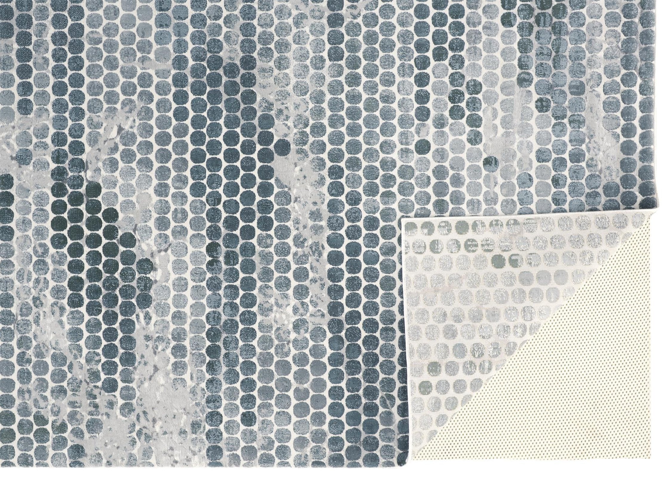 Feizy Atwell 3171F Rug in Teal / Teal - Image 5
