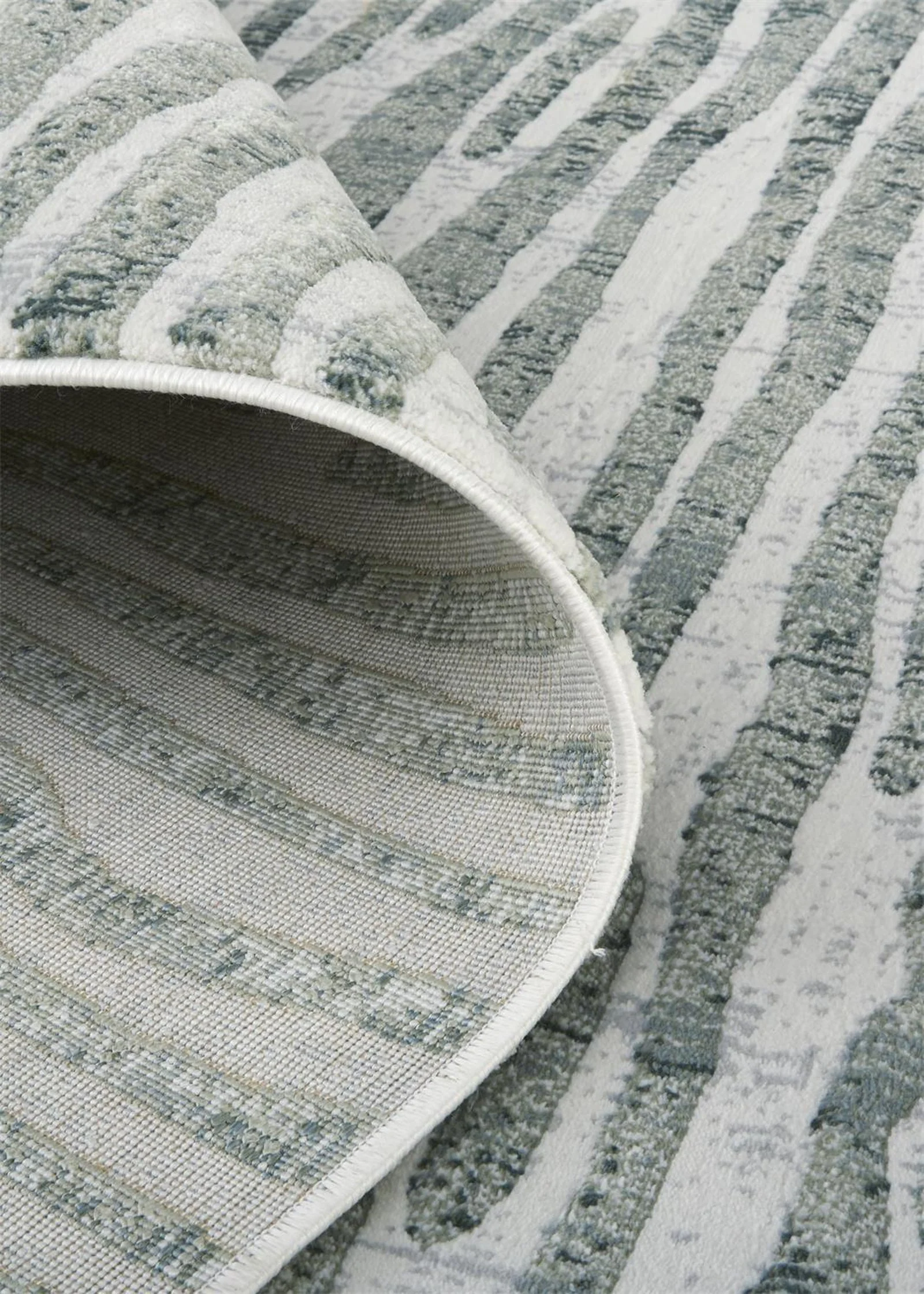 Feizy Atwell 3218F Rug in Green / Gray - Image 3