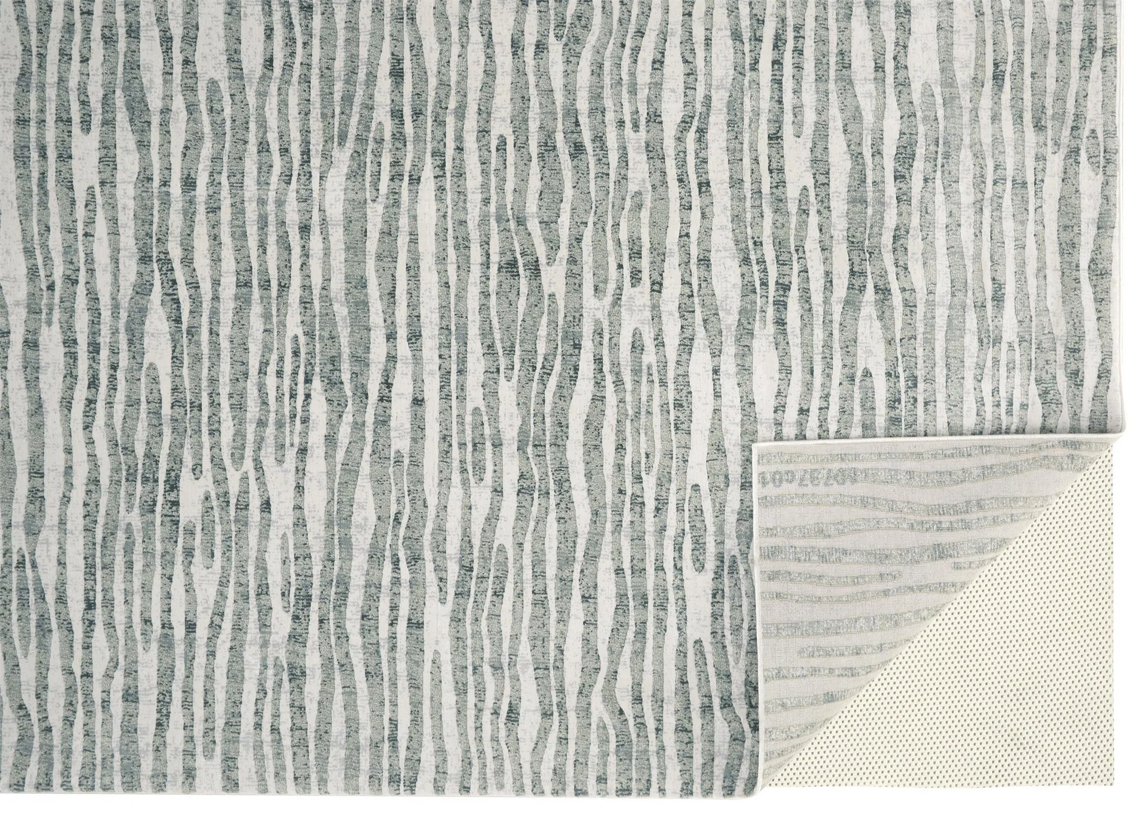 Feizy Atwell 3218F Rug in Green / Gray - Image 5