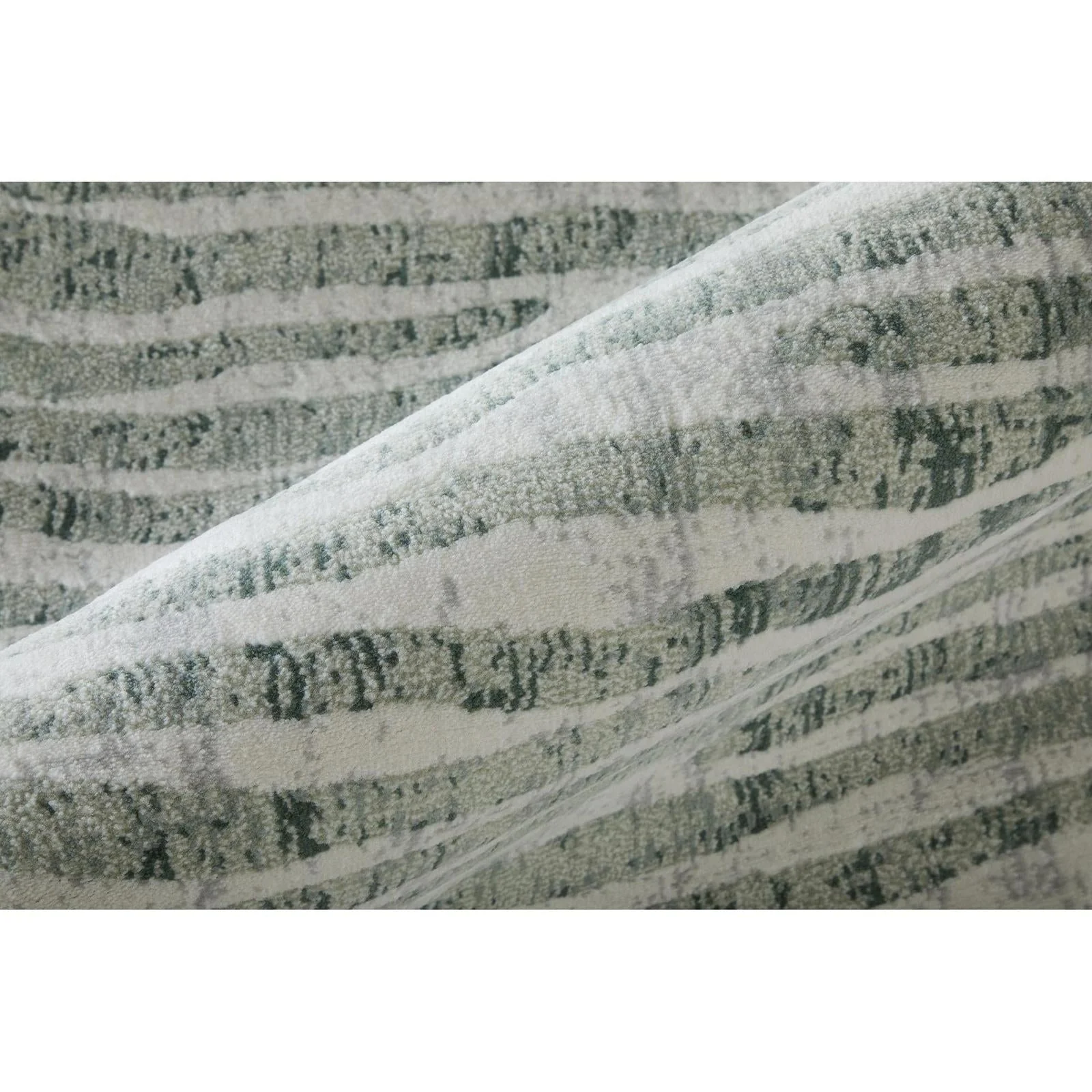Feizy Atwell 3218F Transitional Abstract Rug in Gray/Green/Ivory - Image 5