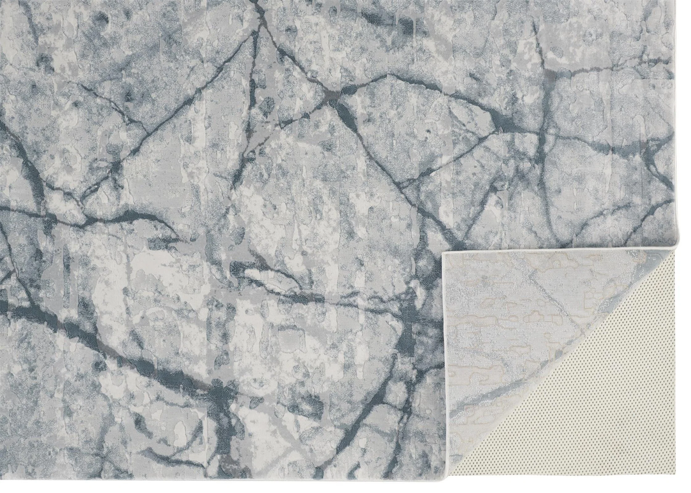 Feizy Atwell 3282F Rug in Teal / Gray - Image 5