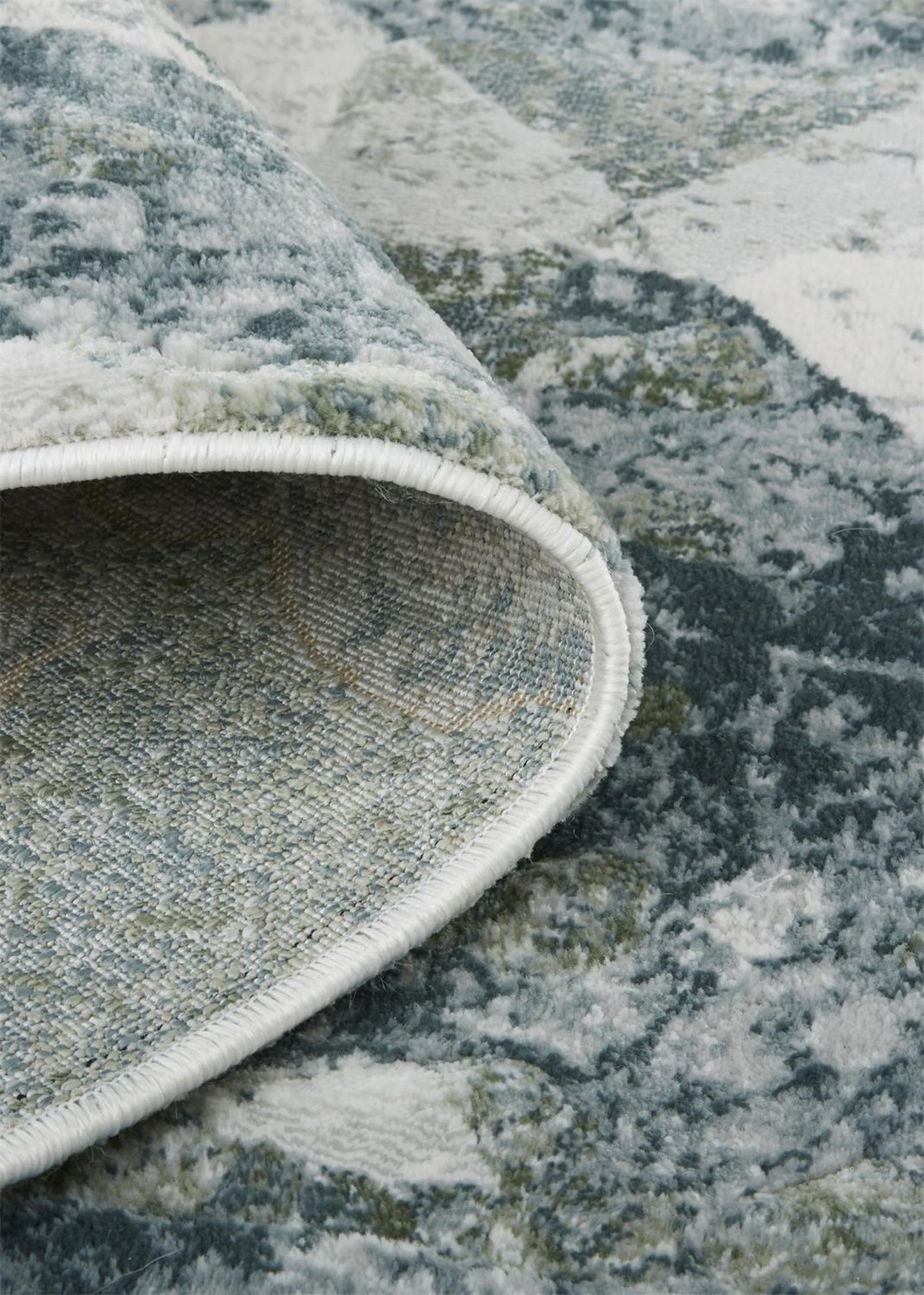 Feizy Atwell 3868F Rug in Green / Ivory - Image 3