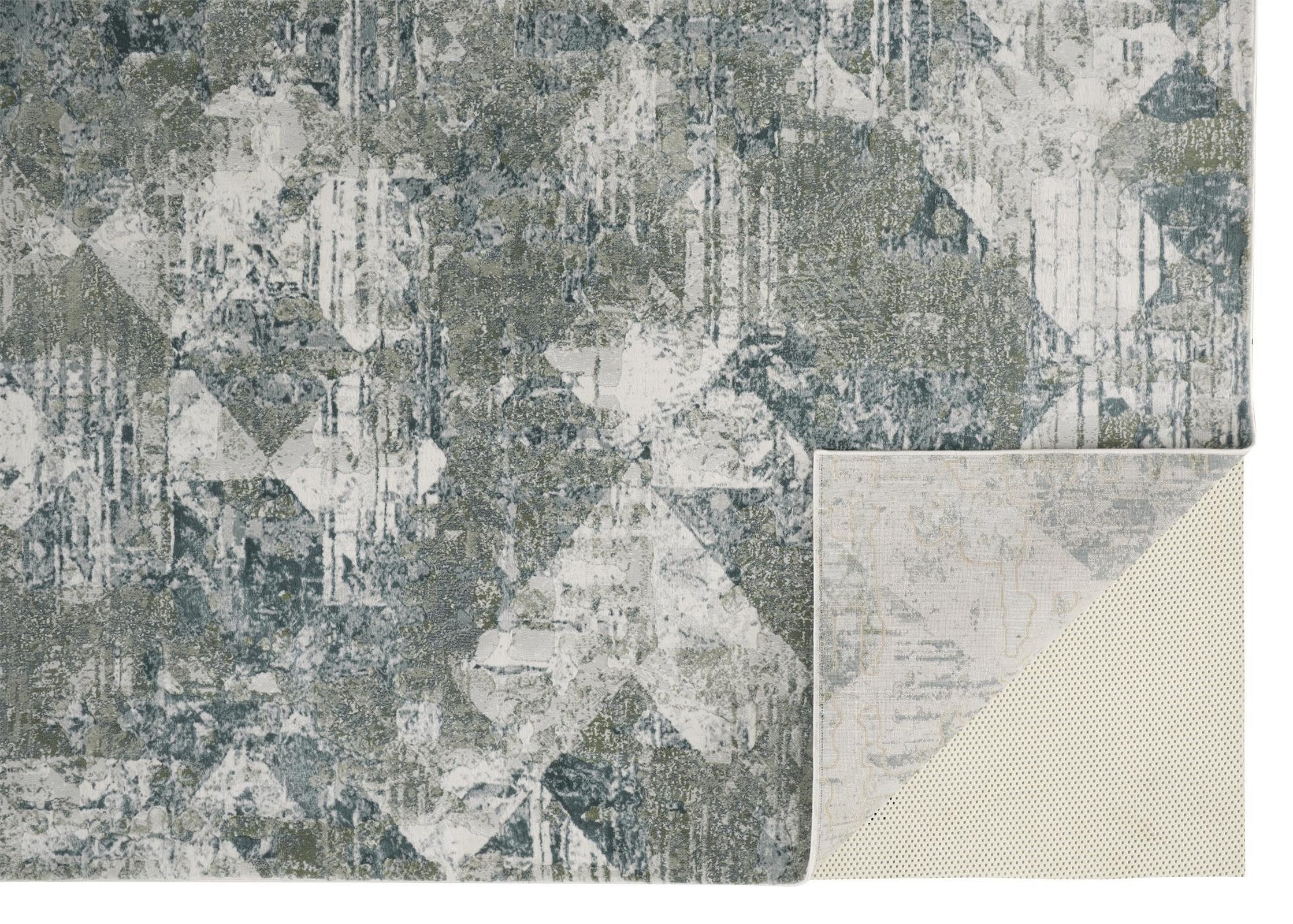 Feizy Atwell 3868F Rug in Green / Ivory - Image 5
