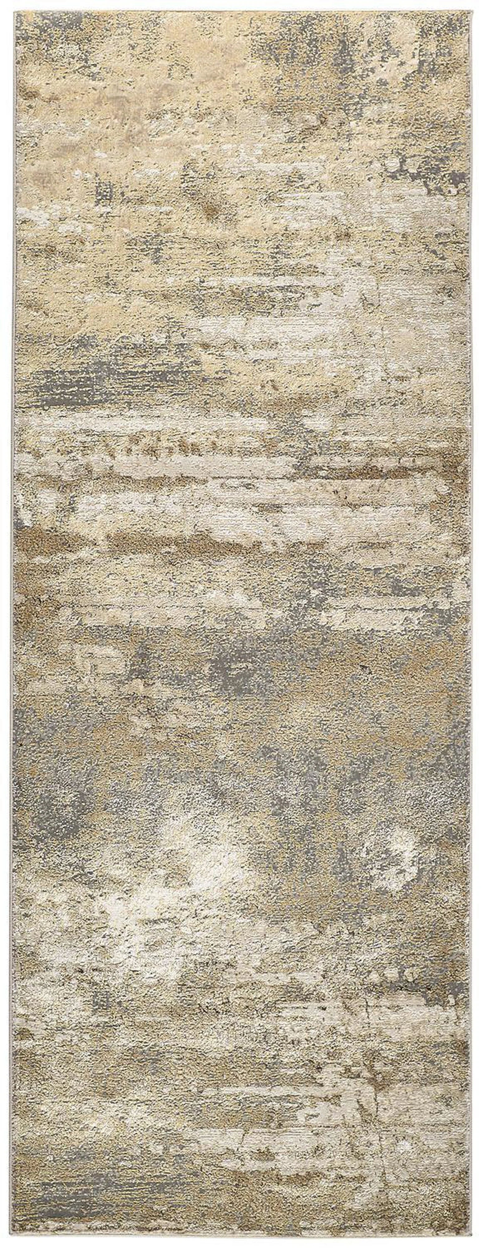 Feizy Aura 3567F Rug in Beige / Gold - Image 2