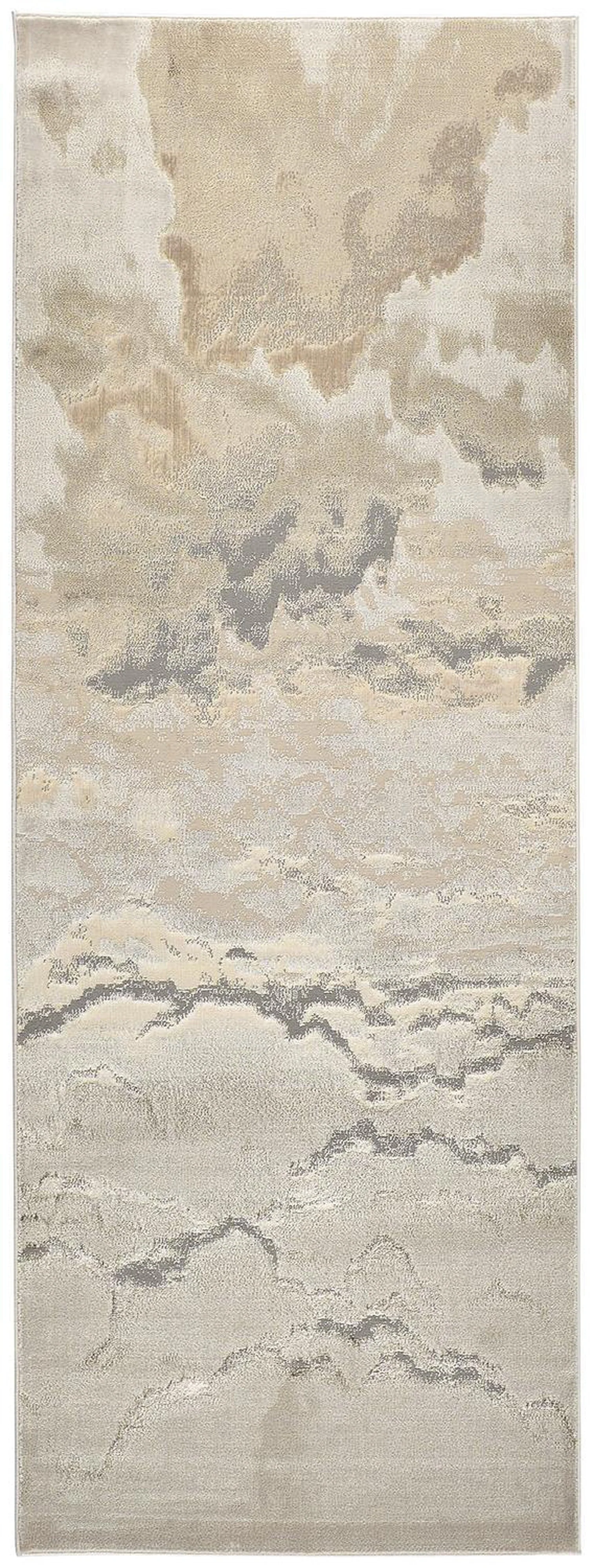 Feizy Aura 3727F Rug in Gold / Beige - Image 3