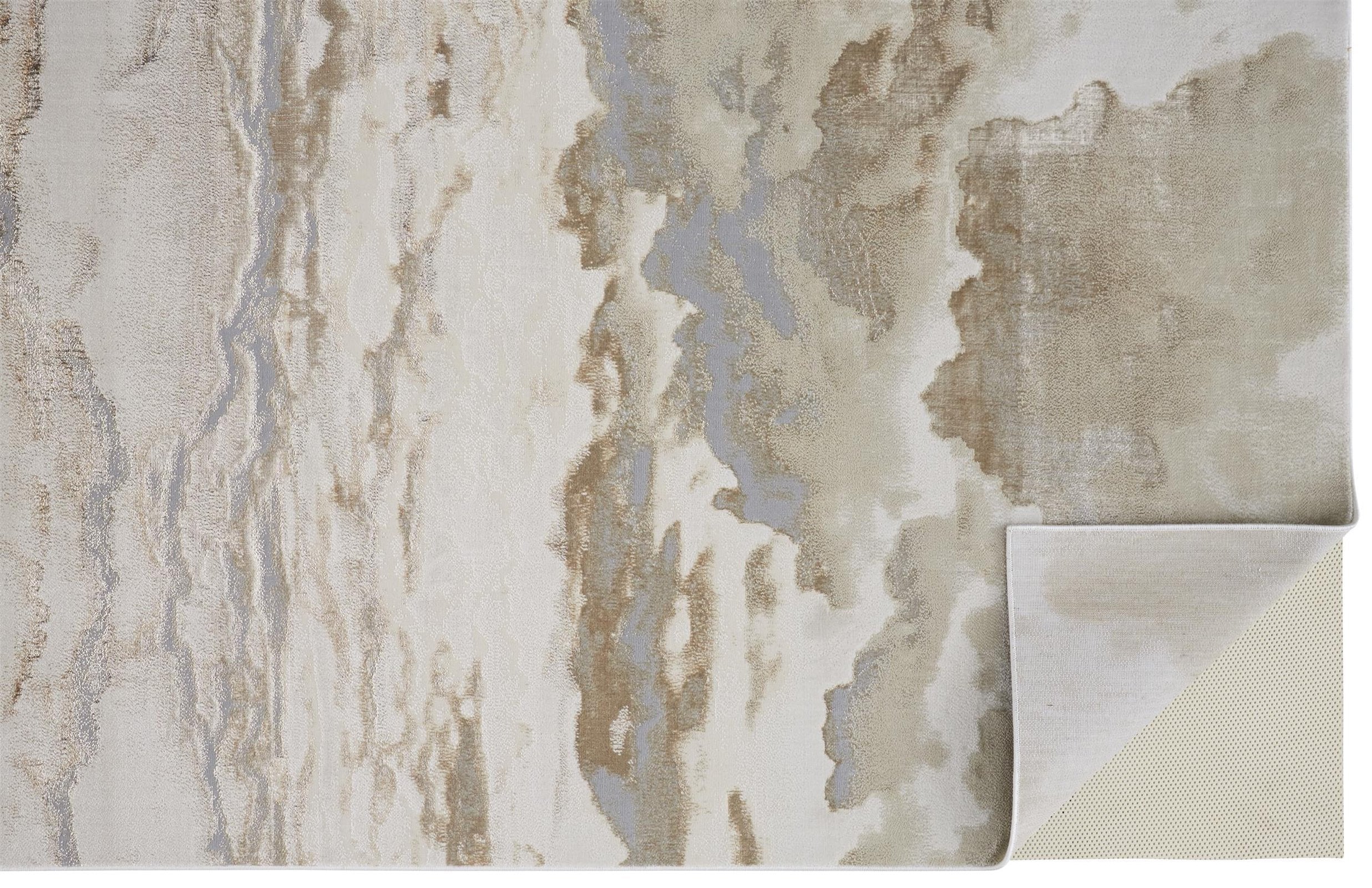 Feizy Aura 3727F Rug in Gold / Beige - Image 8