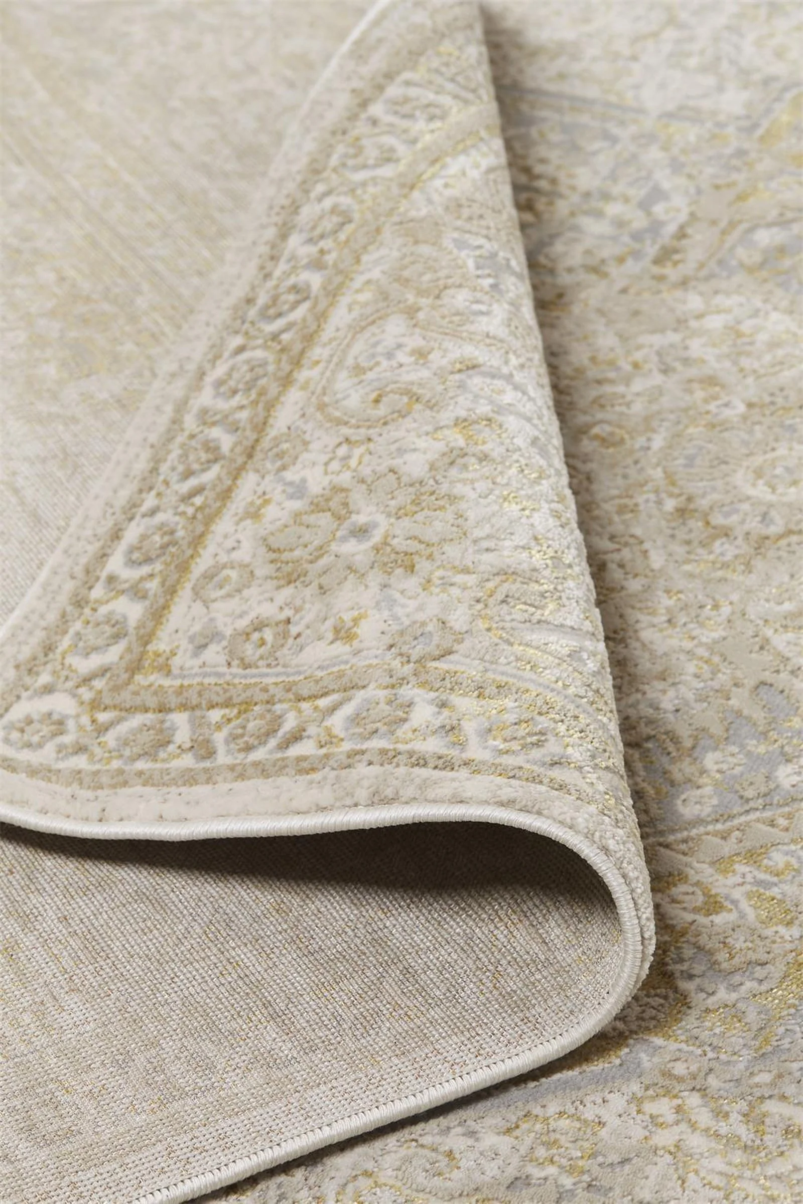 Feizy Aura 3734F Rug in Brown / Gold - Image 6