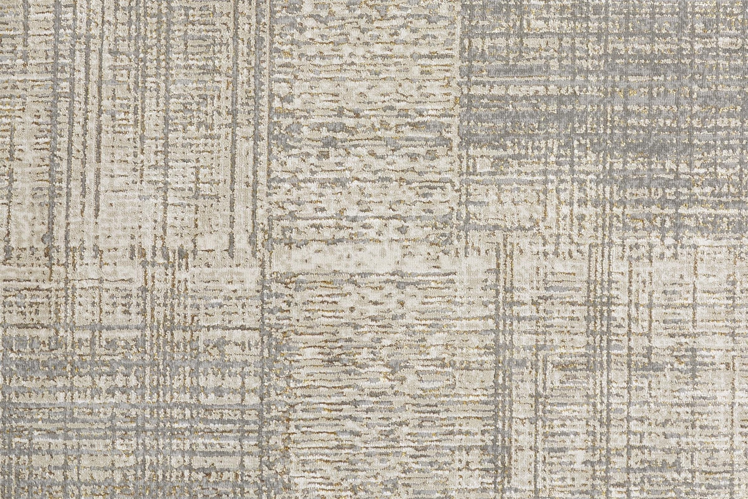 Feizy Aura 3736F Rug in Gray / Beige - Image 4