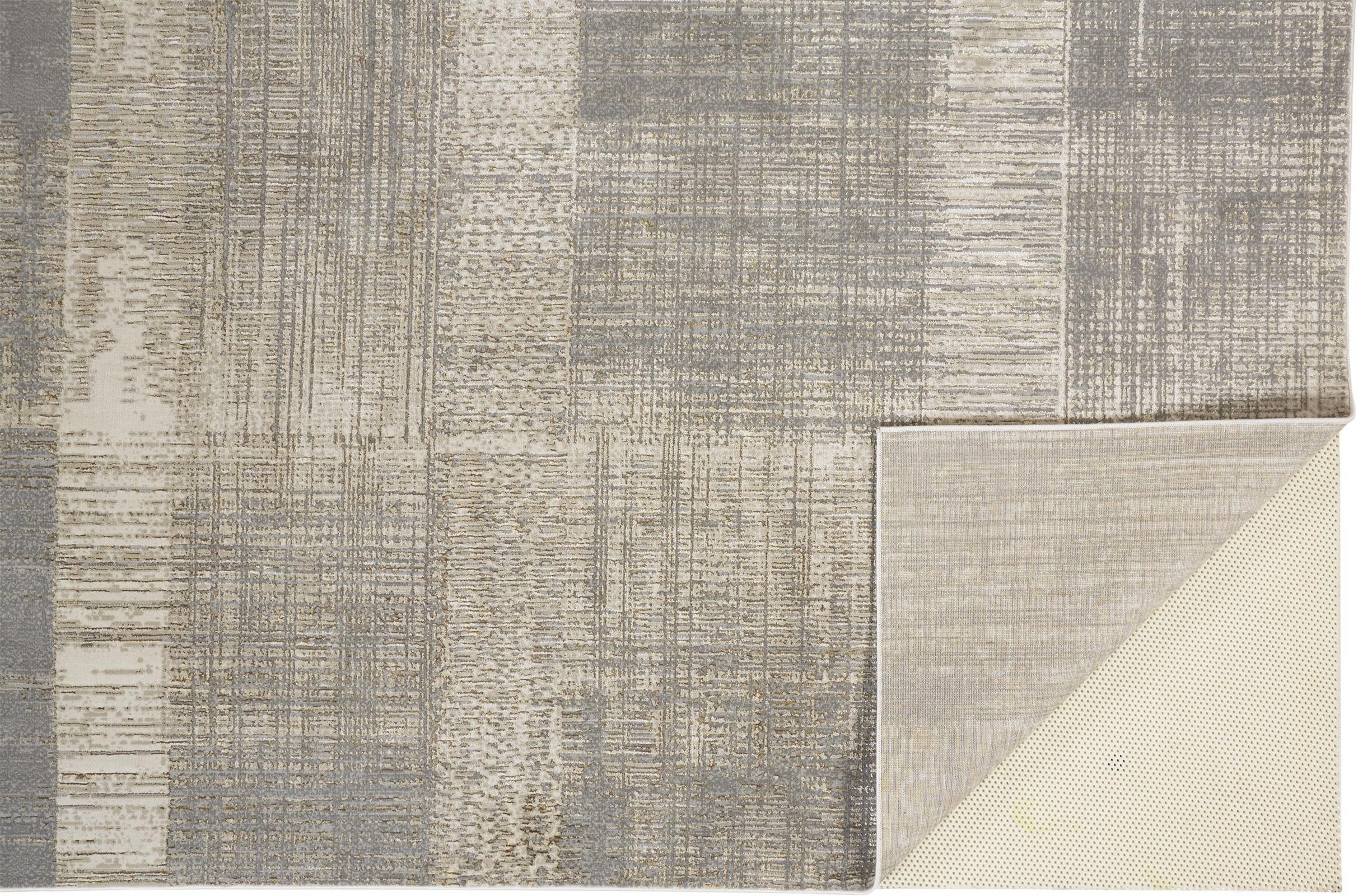 Feizy Aura 3736F Rug in Gray / Beige - Image 7