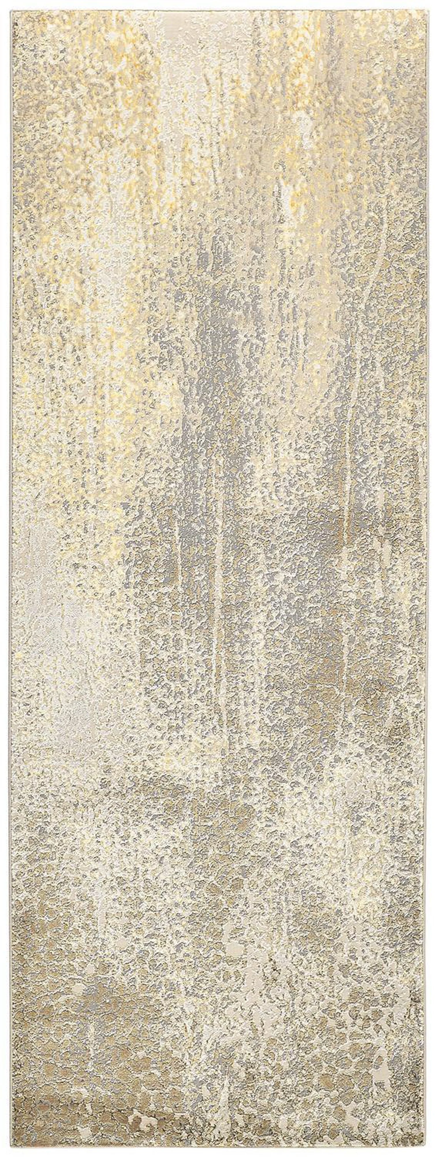Feizy Aura 3739F Rug in Ivory / Gold - Image 3