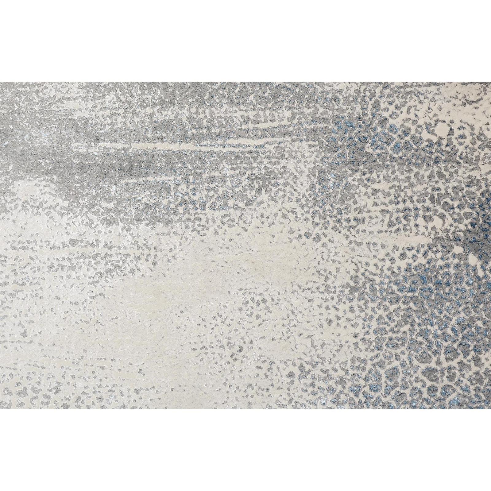 Feizy Azure 3401F Modern Watercolor Rug in Gray/Blue/Ivory - Image 5