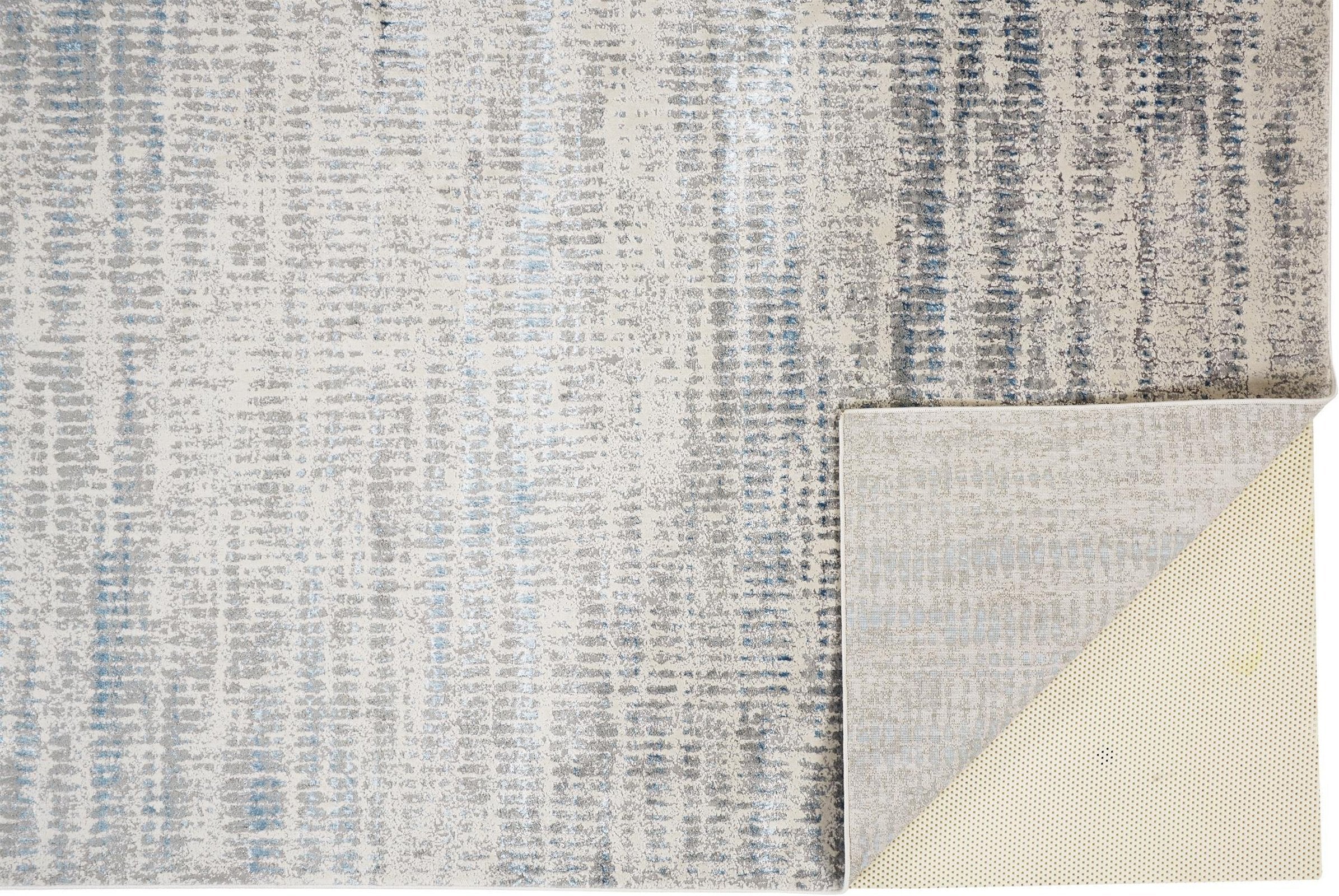 Feizy Azure 3402F Rug in Ivory / Silver - Image 7