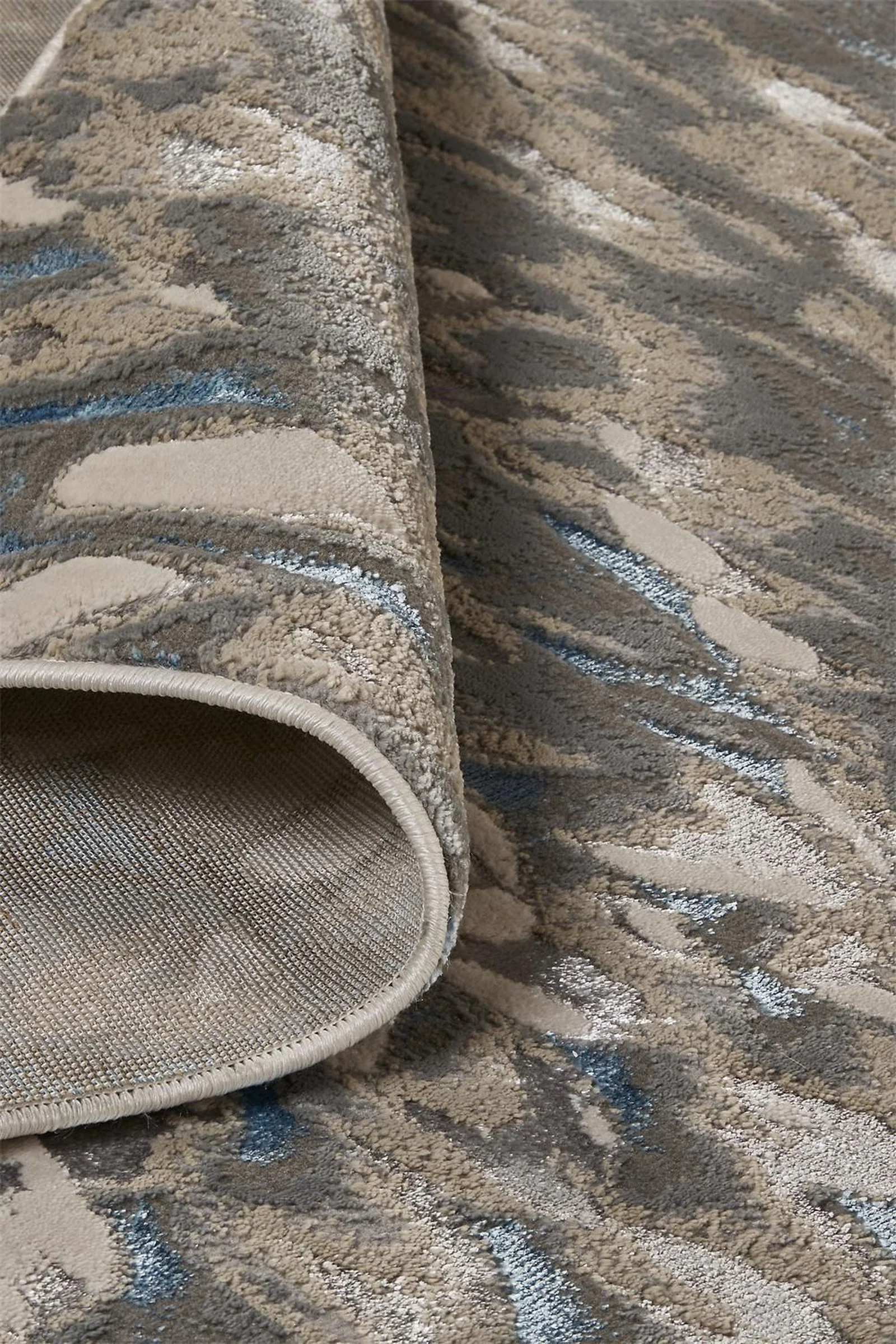 Feizy Azure 3403F Rug in Ivory / Silver - Image 6