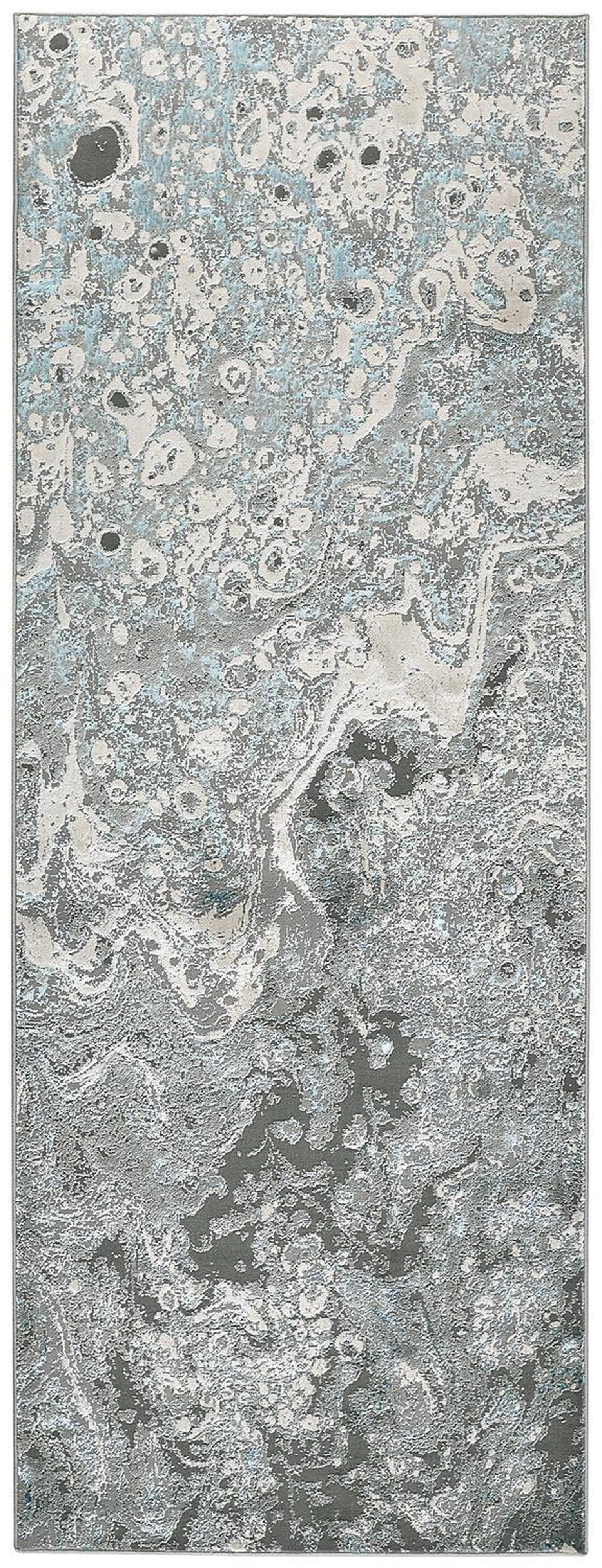 Feizy Azure 3405F Rug in Silver / Blue - Image 2
