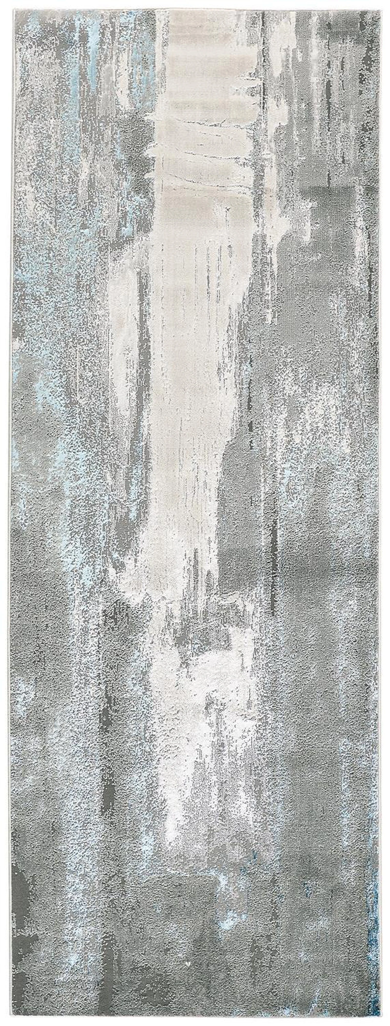 Feizy Azure 3406F Rug in Silver / Teal - Image 2