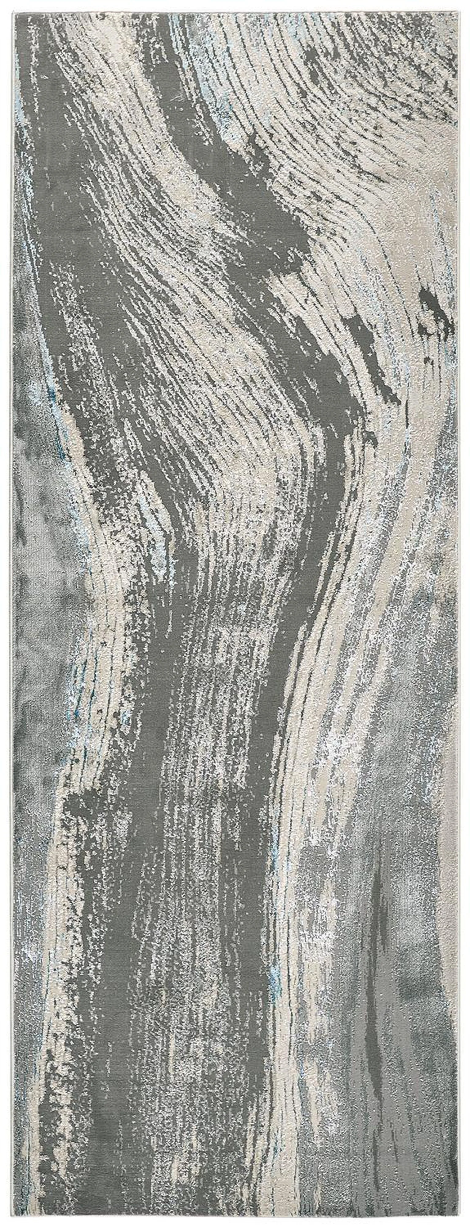 Feizy Azure 3524F Rug in Silver / Teal - Image 2