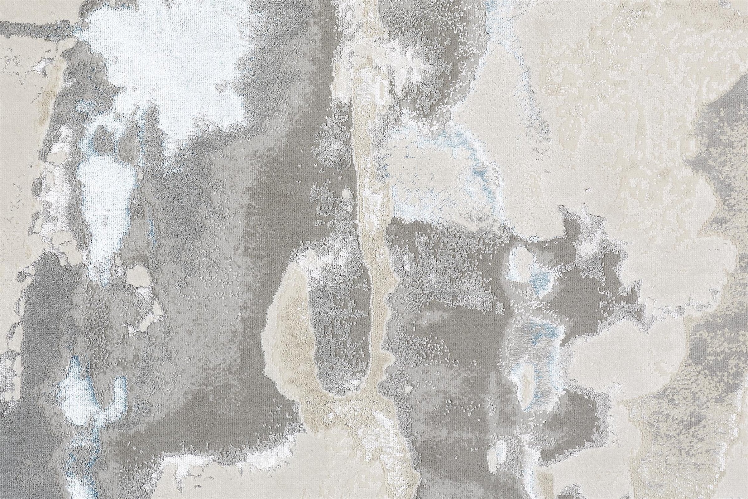 Feizy Azure 3525F Rug in Silver / Teal - Image 4