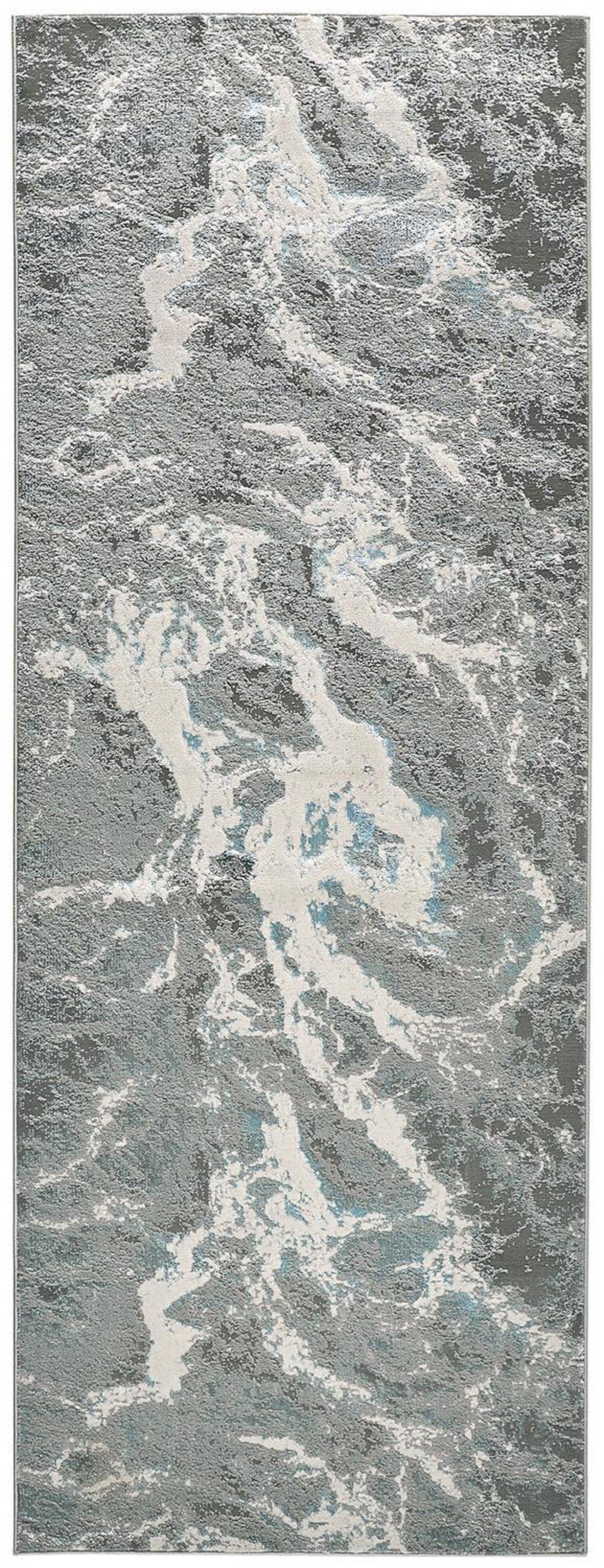 Feizy Azure 3539F Rug in Silver / Blue - Image 2