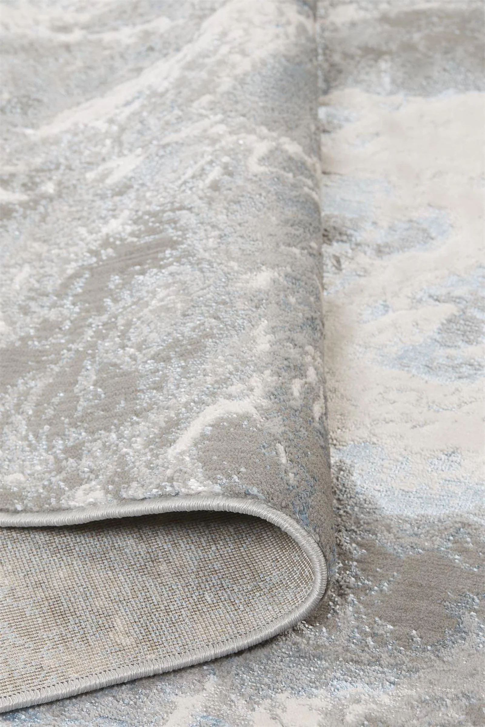 Feizy Azure 3539F Rug in Silver / Blue - Image 5