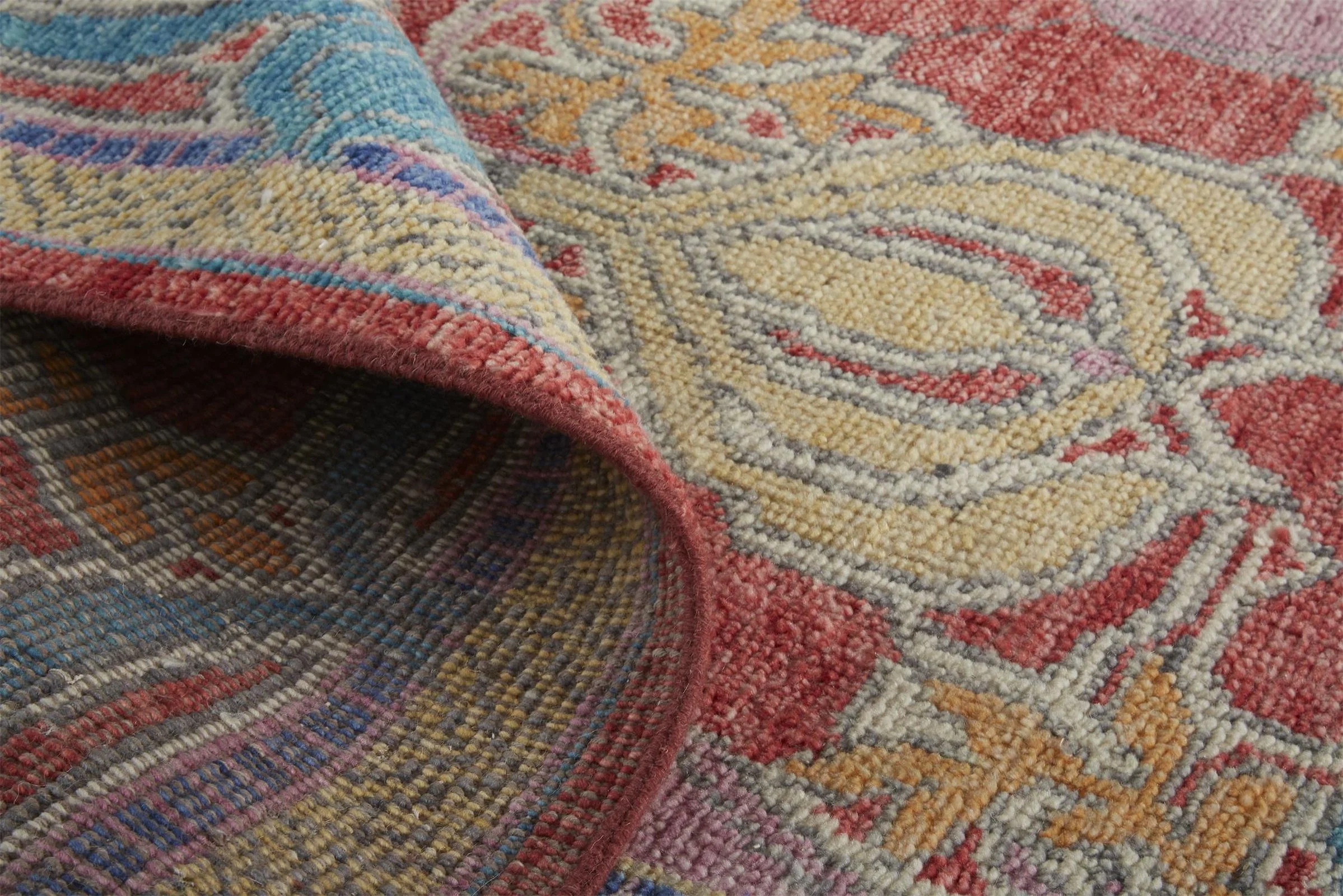 Feizy Beall 6633F Rug in Blue / Red - Image 6