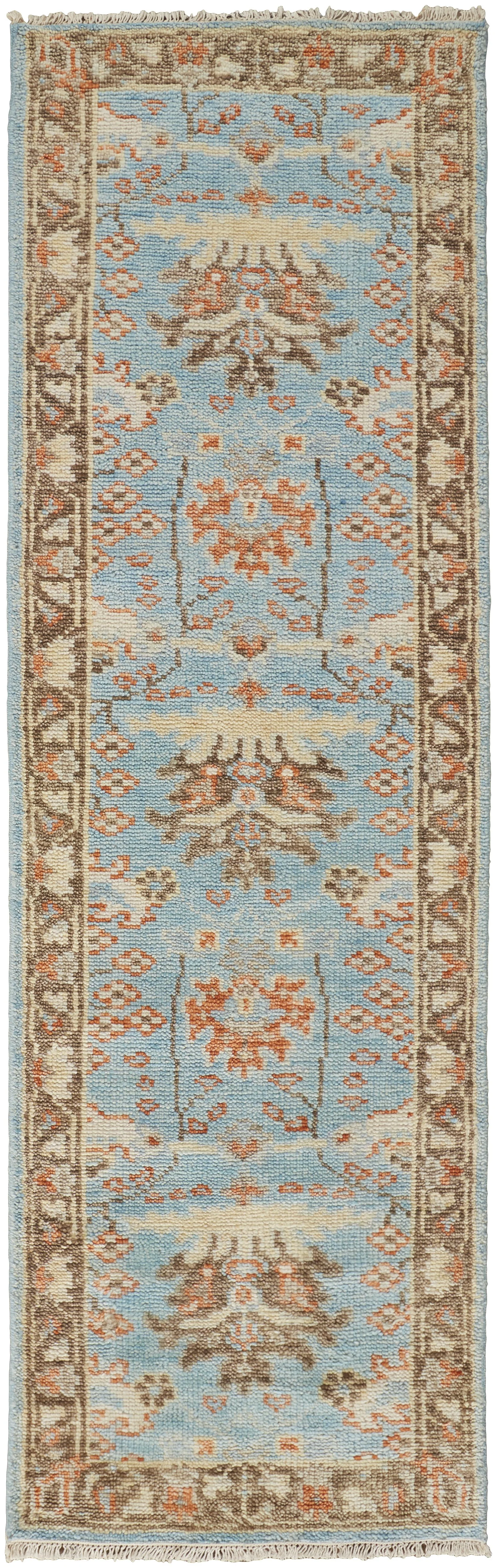 Feizy Beall 6710F Rug in Blue / Brown - Image 2