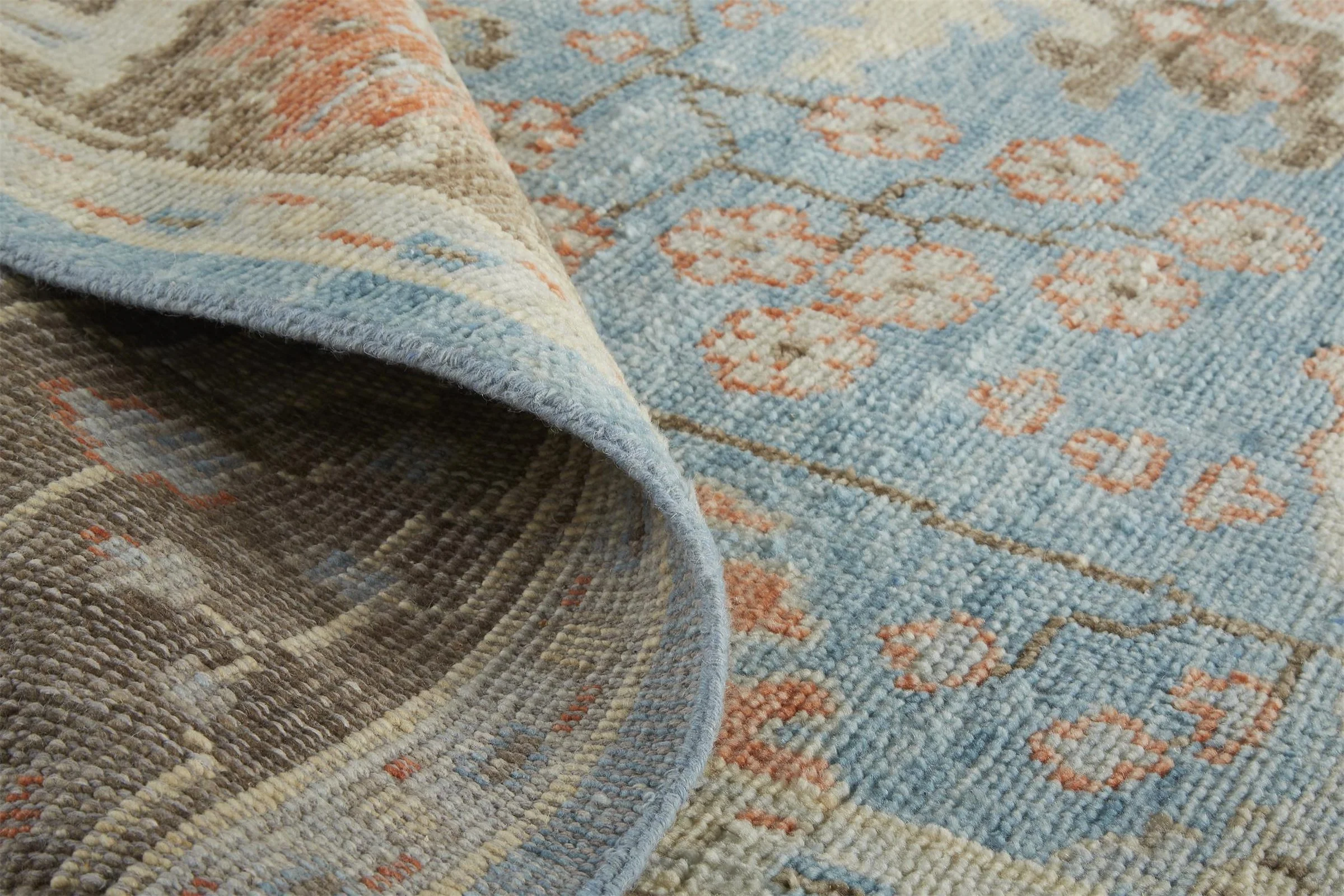 Feizy Beall 6710F Rug in Blue / Brown - Image 6