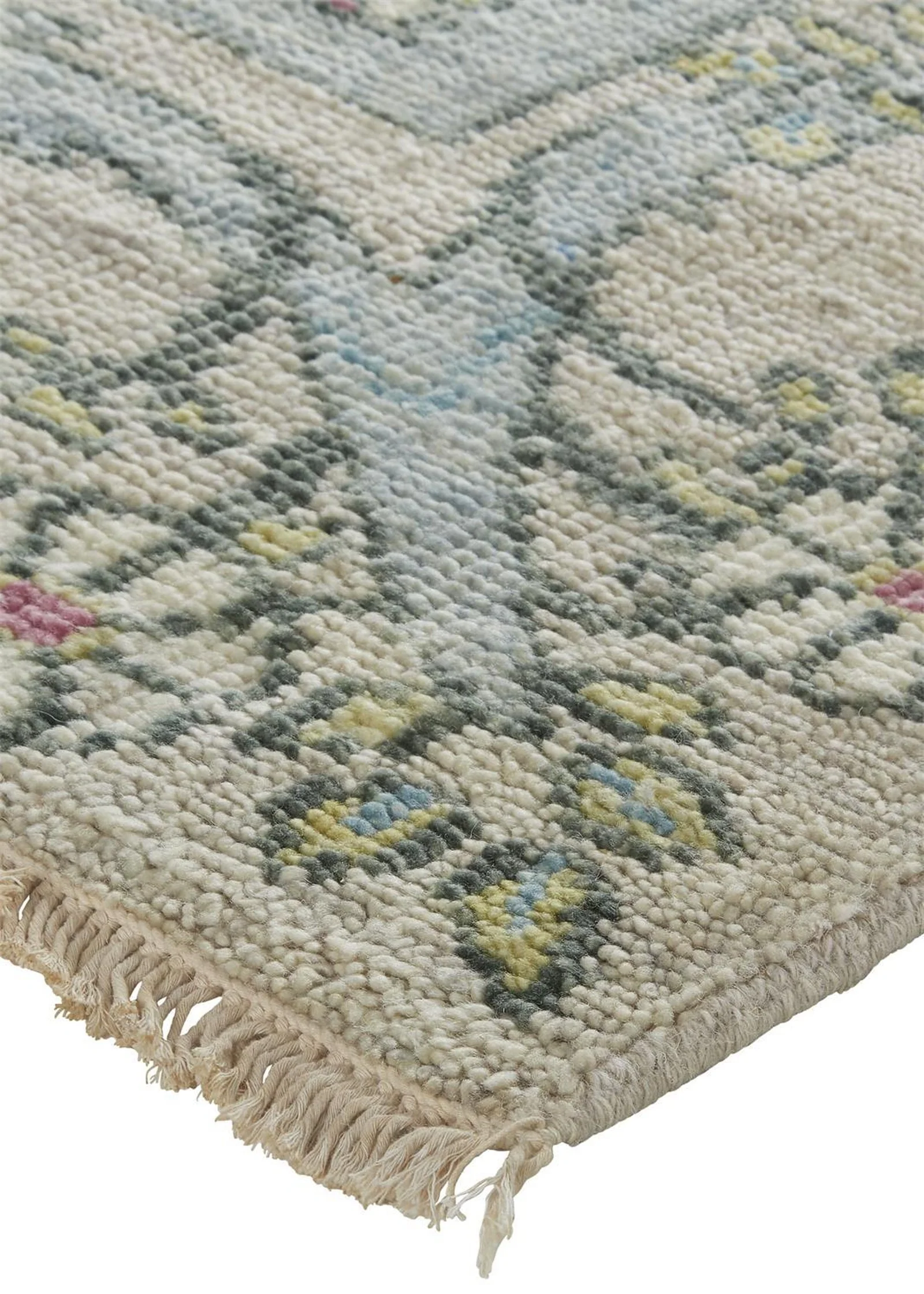 Feizy Beall 6714F Rug in Gray / Pink - Image 7