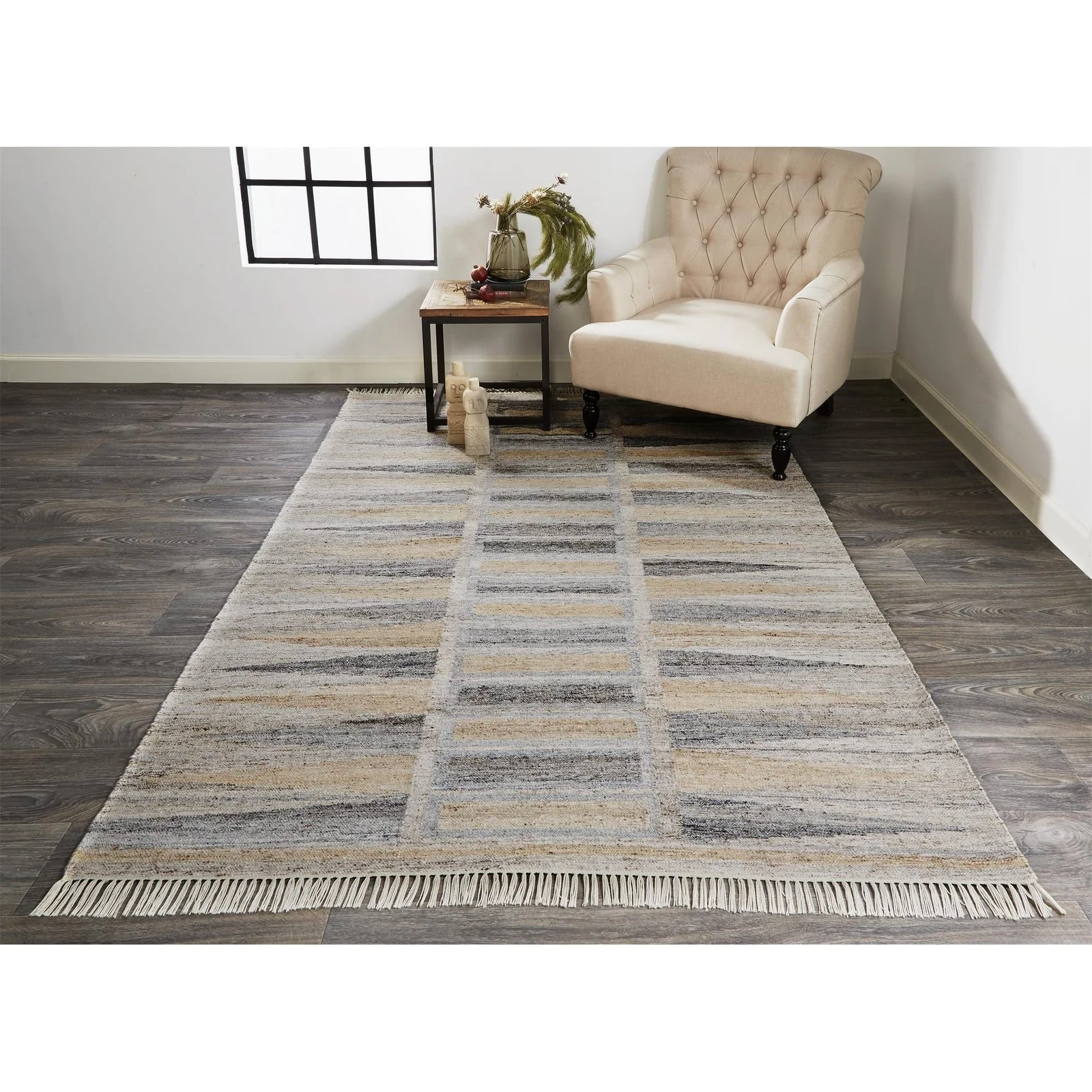 Feizy Beckett 0817F Rug in Tan - Image 2