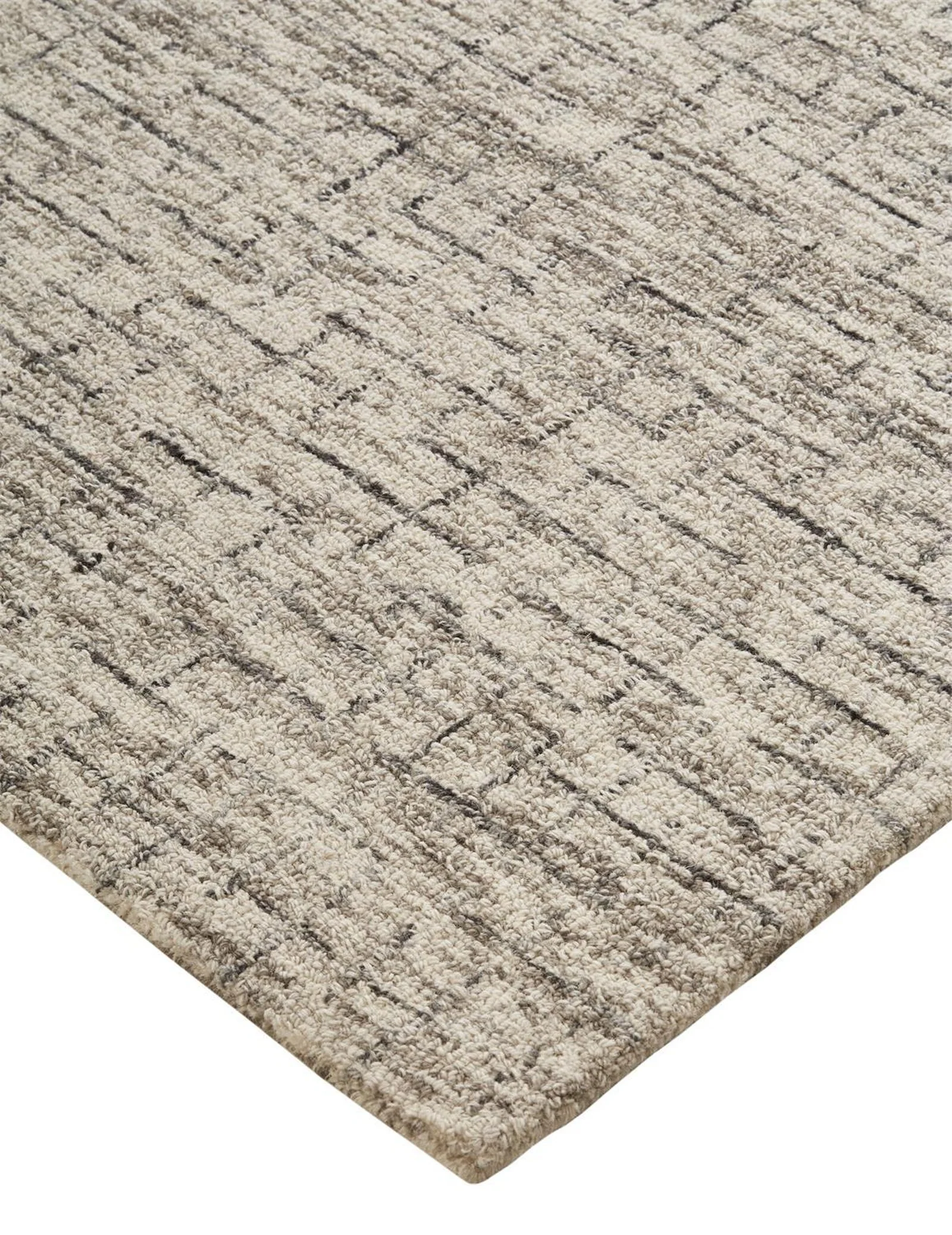 Feizy Belfort 8667F Rug in Ivory / Gray - Image 4