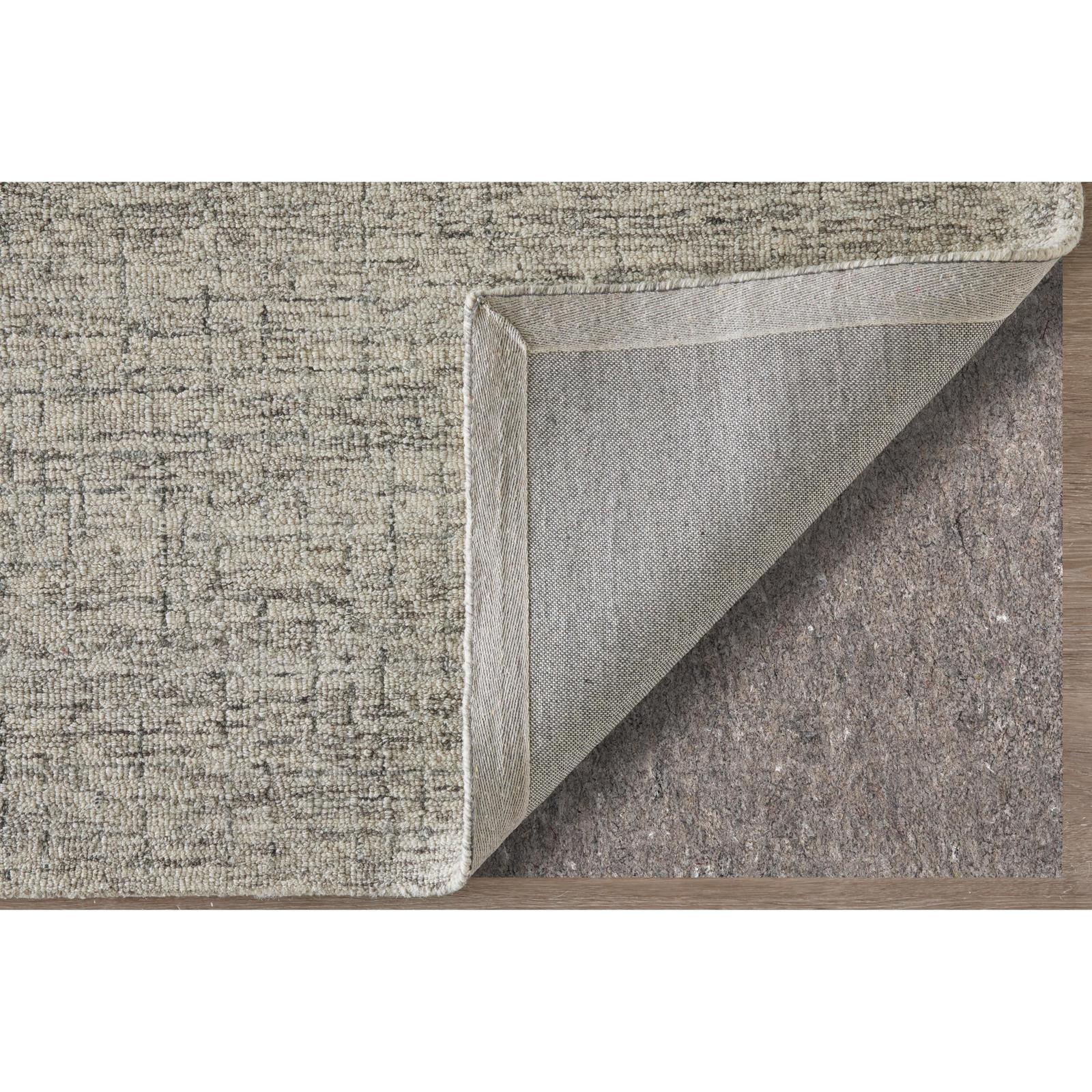 Feizy Belfort 8667F Transitional Solid Rug in Ivory/Gray/Taupe - Image 9