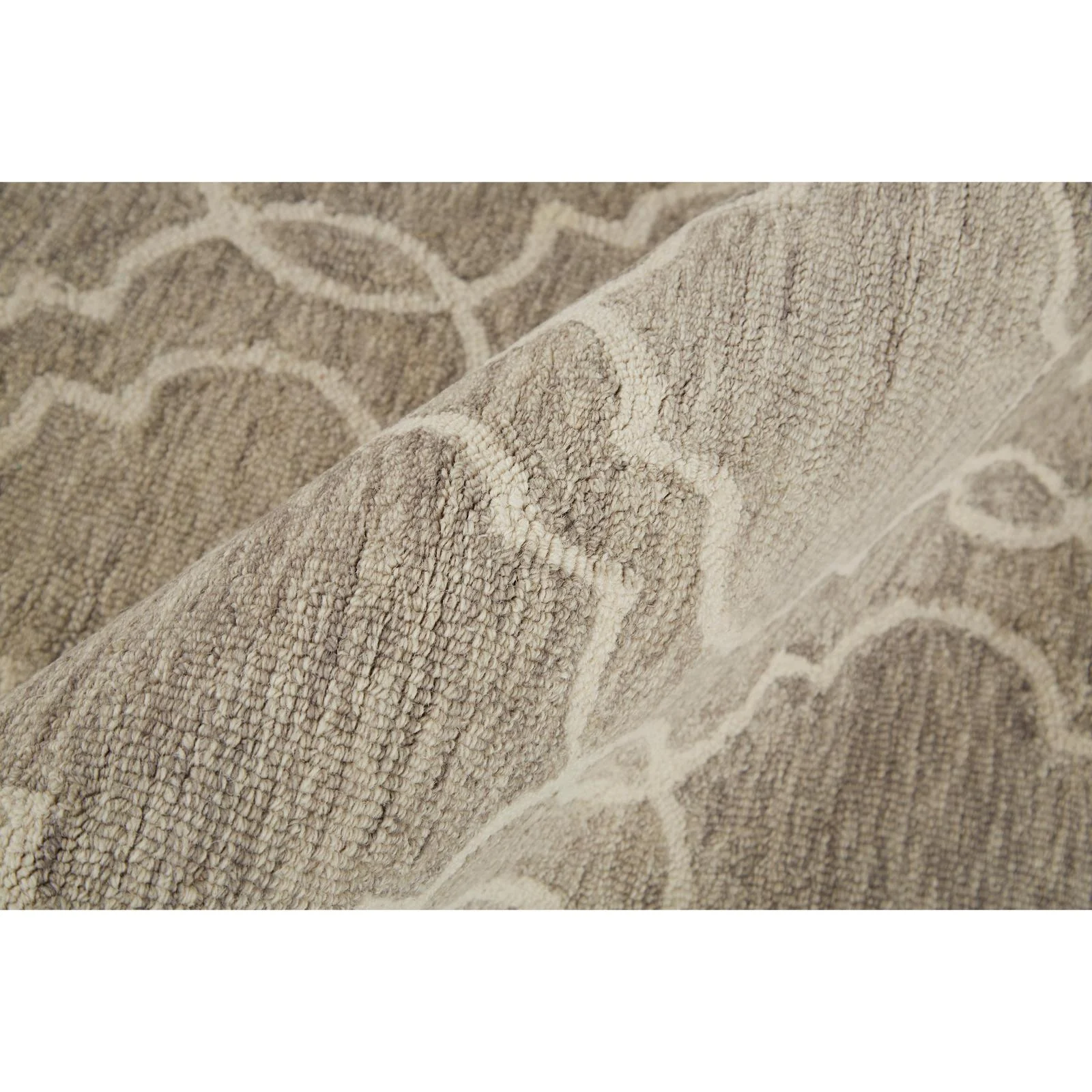 Feizy Belfort 8775F Transitional Trellis & Lattice Rug in Gray/Ivory - Image 5