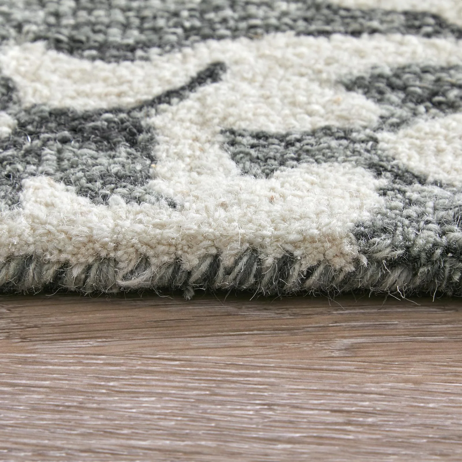 Feizy Belfort 8A26F Traditional Floral & Botanical Rug in Gray/Ivory/Black - Image 10