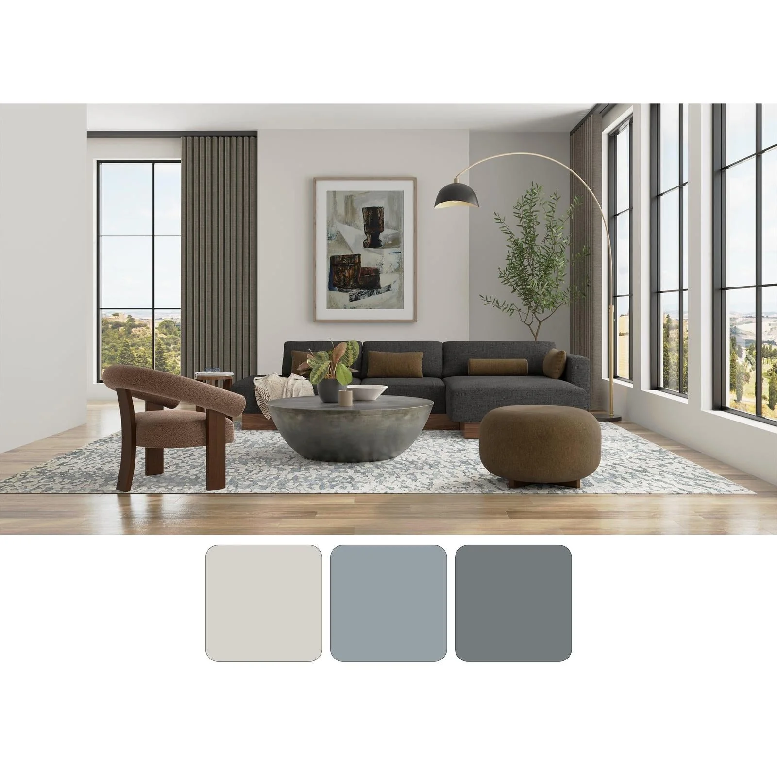 Feizy Braden 8A52F Modern Abstract Rug - Image 9