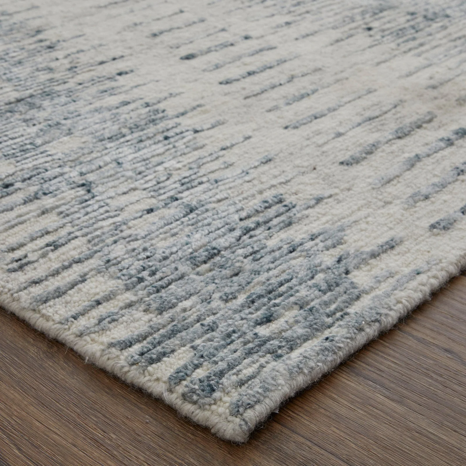 Feizy Brighton 69CGF Modern Abstract in Ivory/Blue/Gray - Image 5