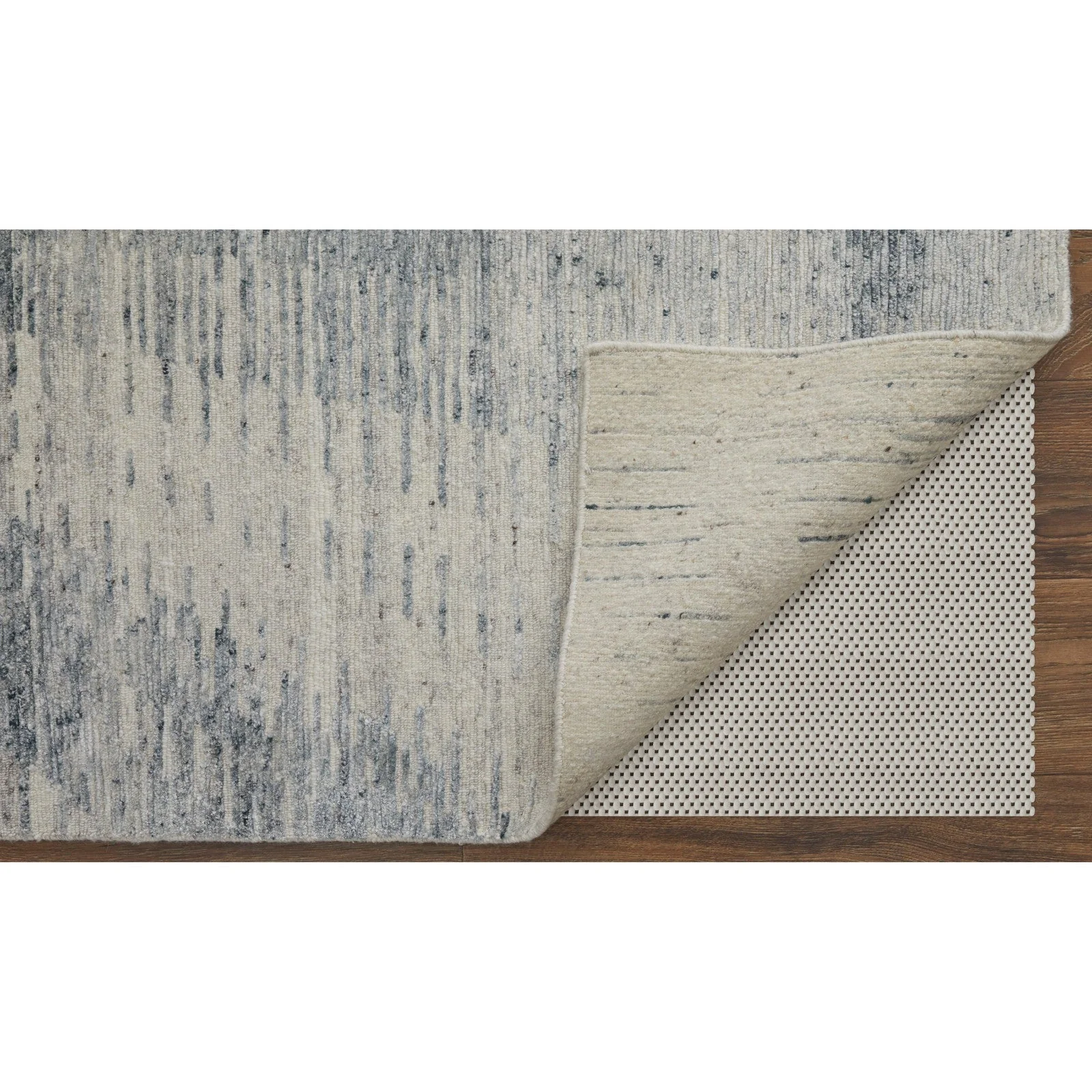 Feizy Brighton 69CGF Modern Abstract in Ivory/Blue/Gray - Image 6