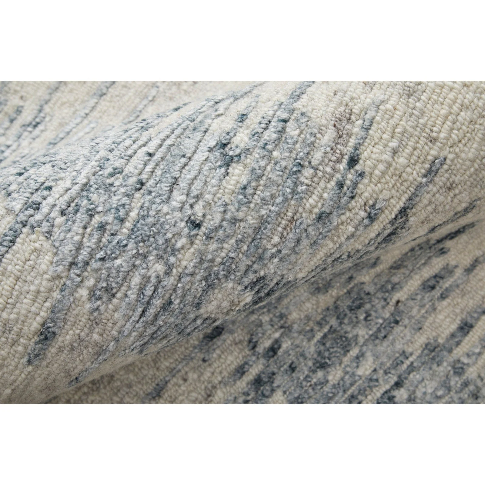Feizy Brighton 69CGF Modern Abstract in Ivory/Blue/Gray - Image 7
