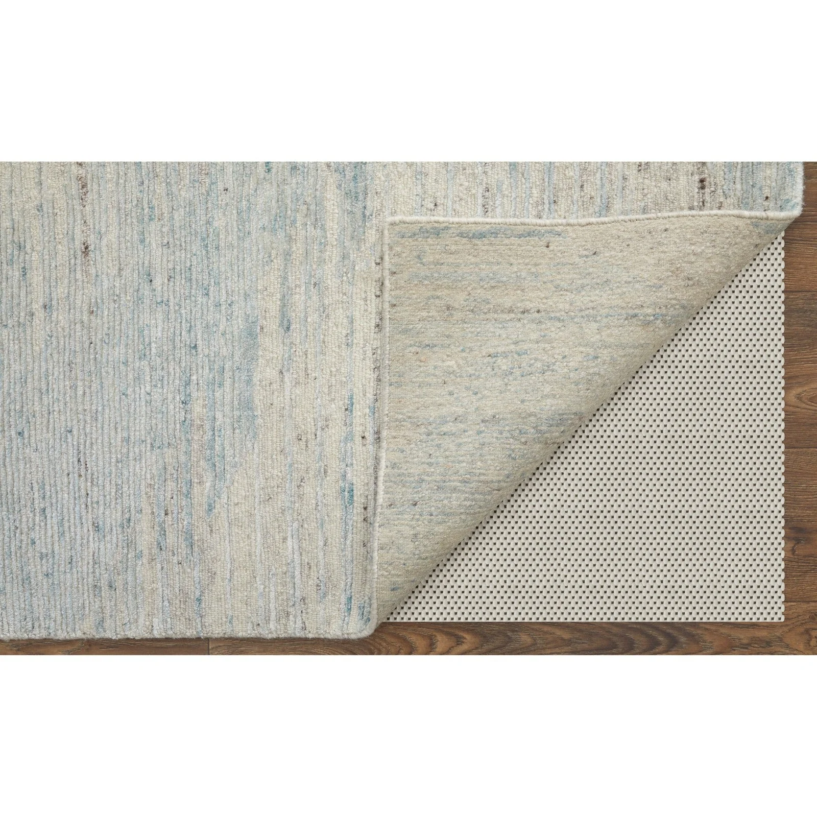 Feizy Brighton 69CHF Modern Abstract in Blue/Ivory/Silver - Image 6