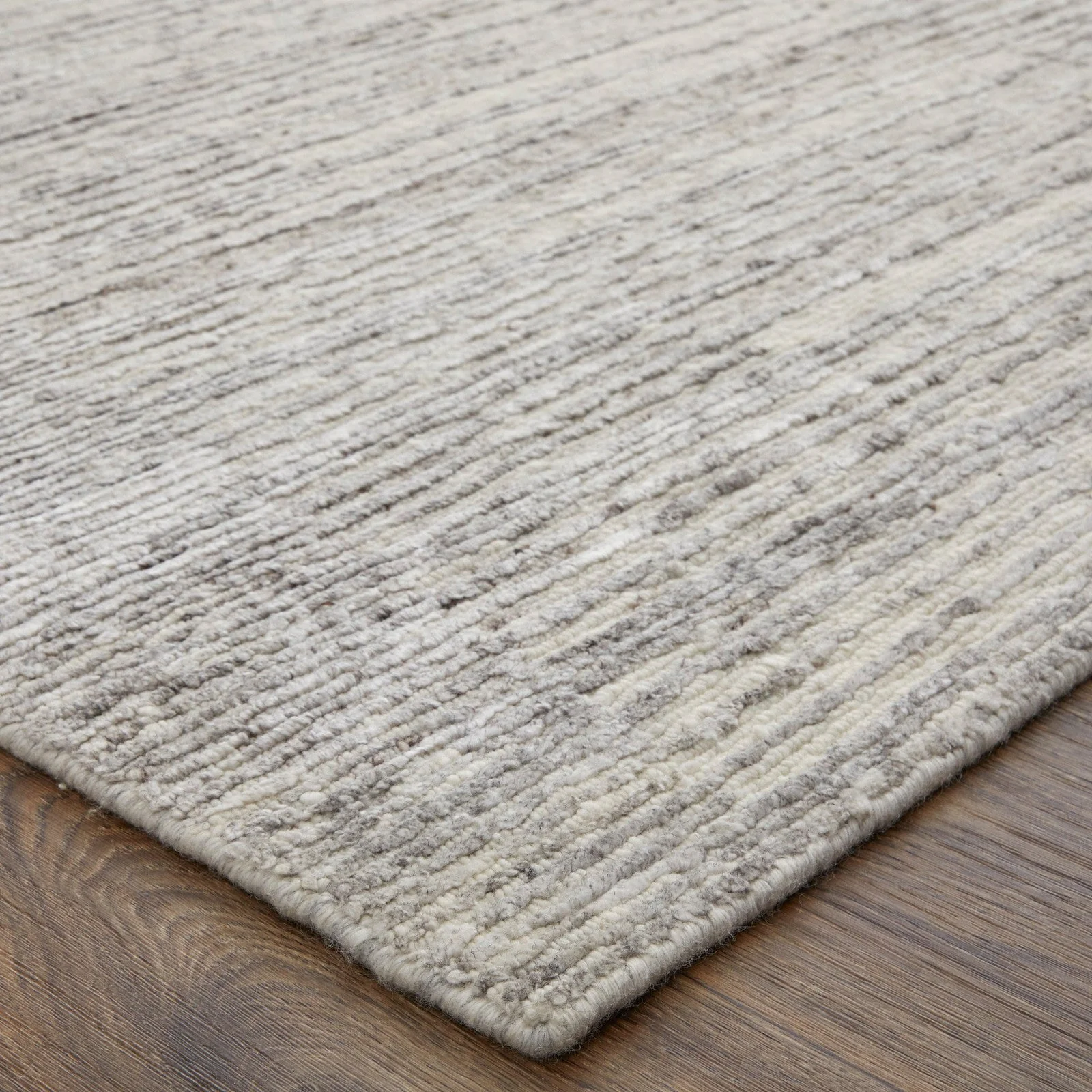 Feizy Brighton 69CHF Modern Abstract in Ivory/Taupe/Silver - Image 5