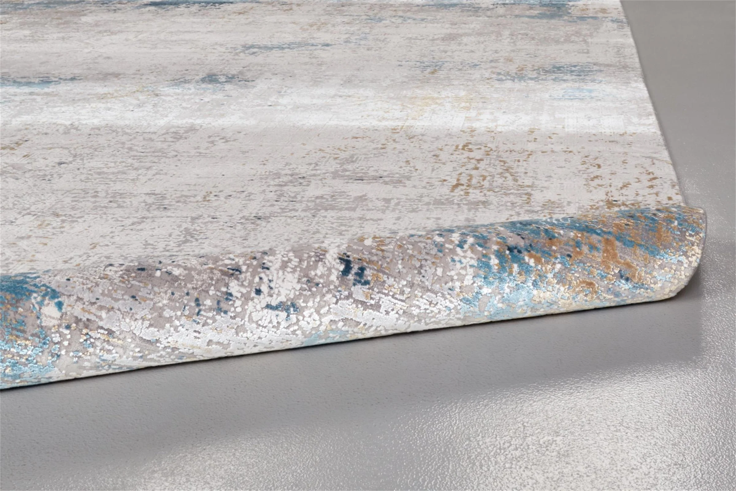 Feizy Cadiz 3889F Rug in Ivory/Blue - Image 11