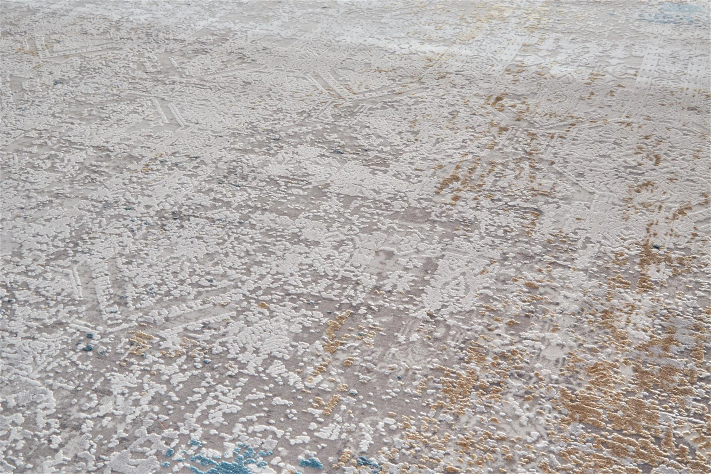 Feizy Cadiz 3889F Rug in Ivory/Blue - Image 9