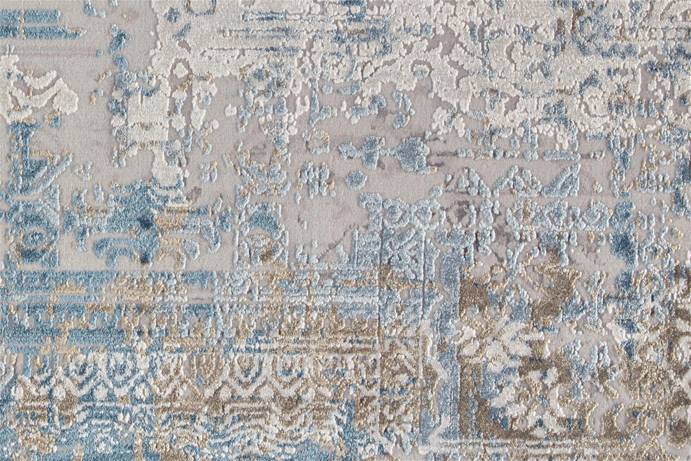 Feizy Cadiz 3890F Rug in Blue/Gray - Image 6