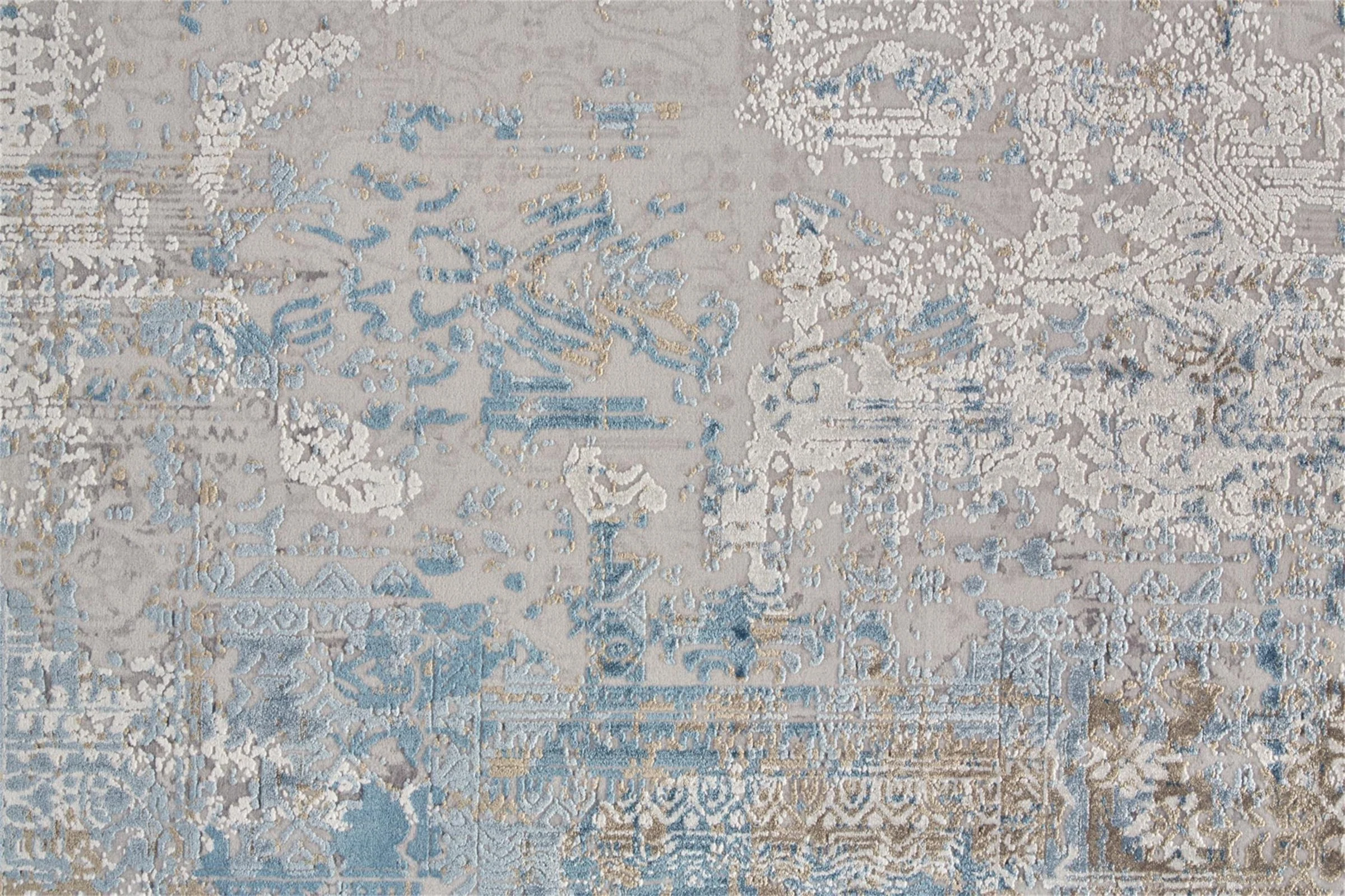 Feizy Cadiz 3890F Rug in Blue/Gray - Image 9